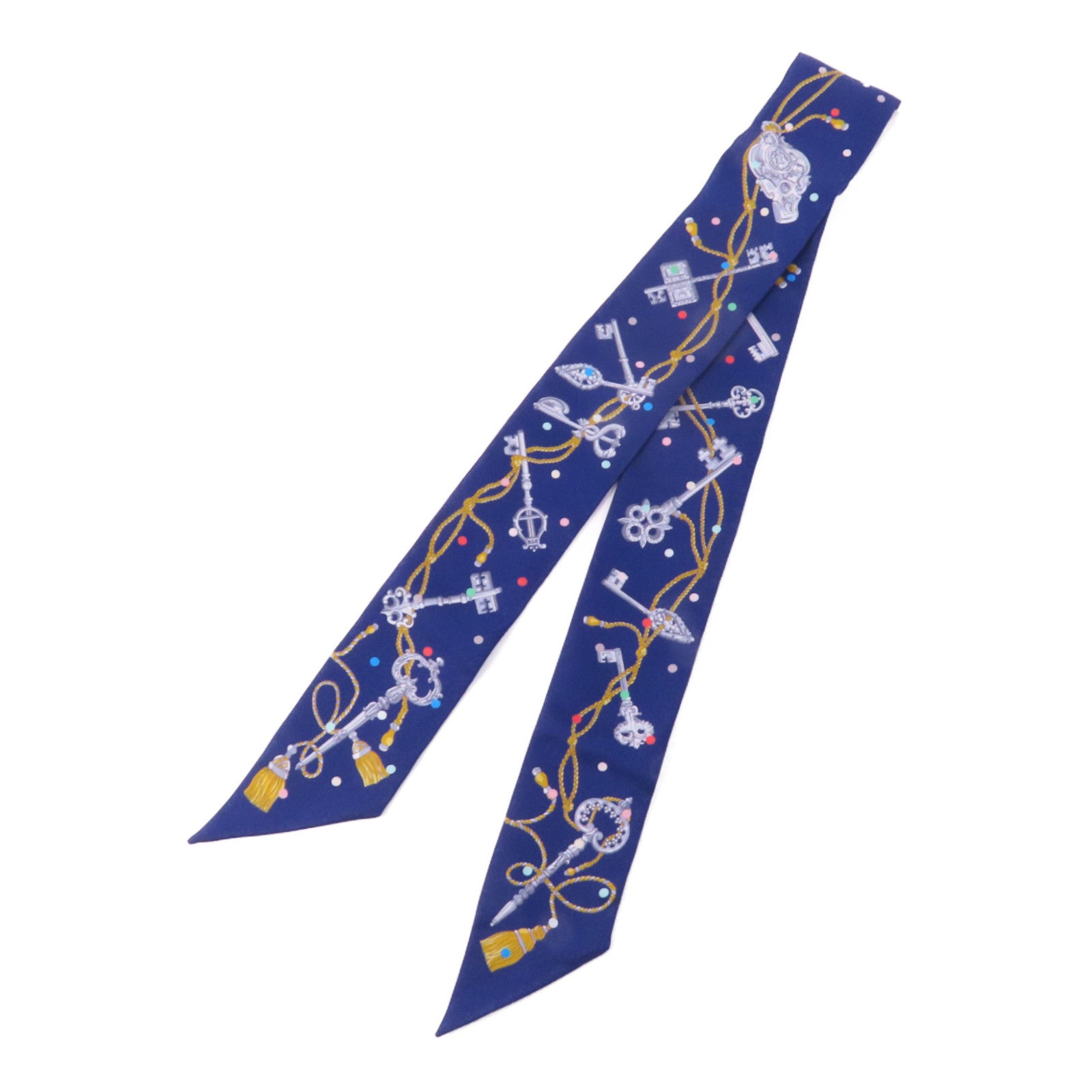 HERMES 絲質Twilly絲巾