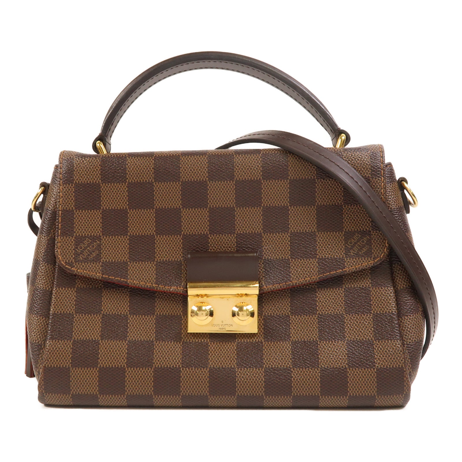LOUIS VUITTON 【激減優惠】Damier Croisette金扣手挽肩背兩用袋