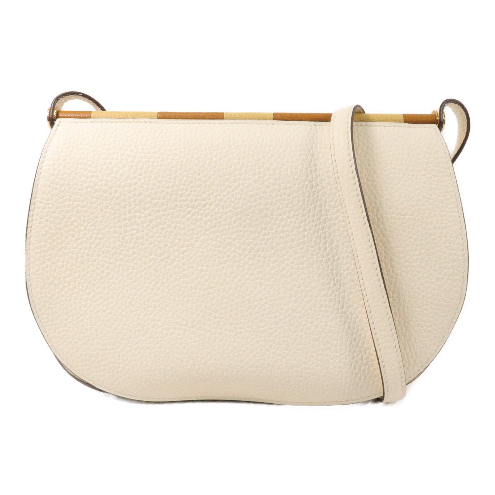 HERMES Clemence皮革Sac Saut 25肩背袋Nata