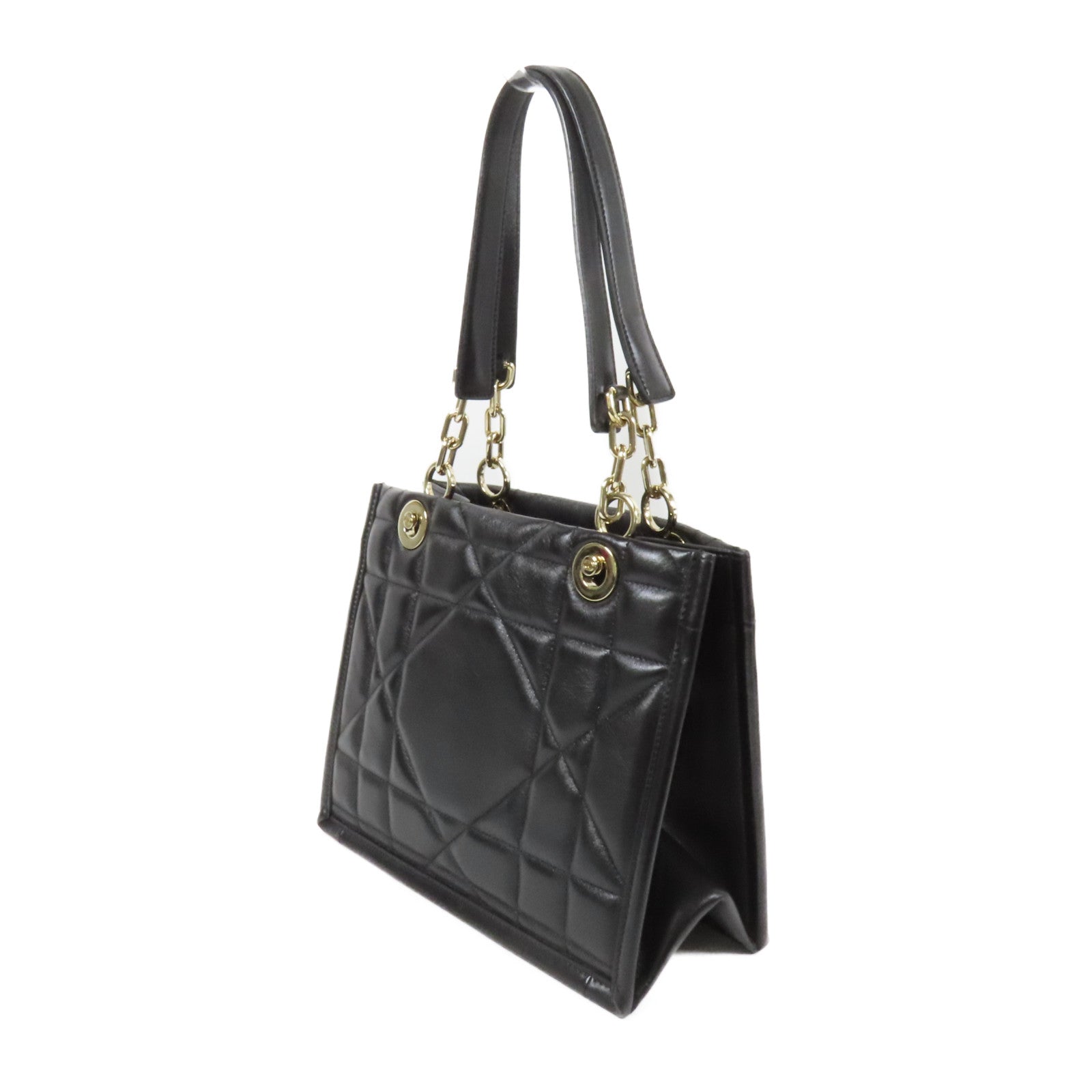 Dior 羊皮皮革Essential Tote Small金扣肩背袋