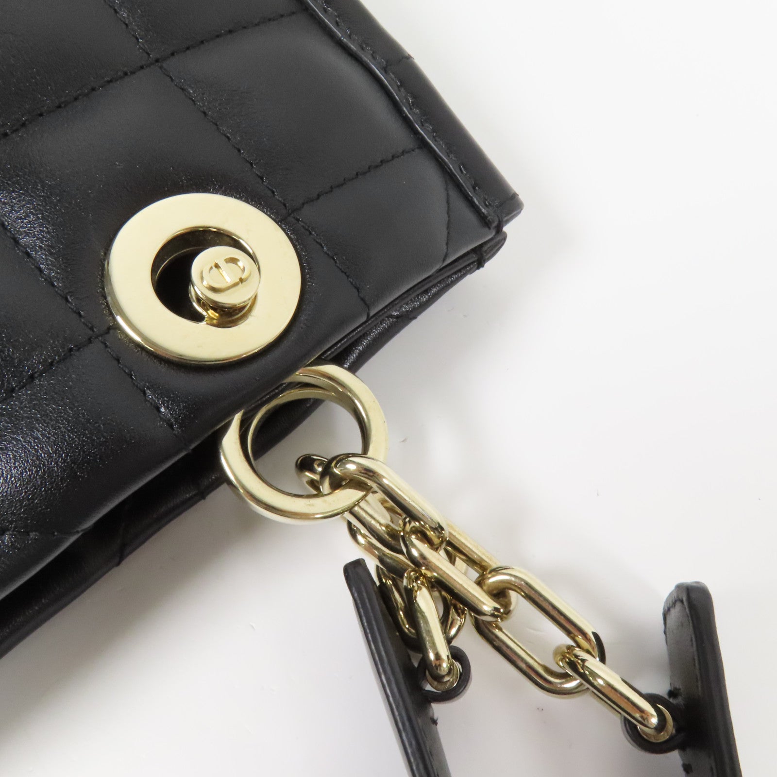 Dior 羊皮皮革Essential Tote Small金扣肩背袋