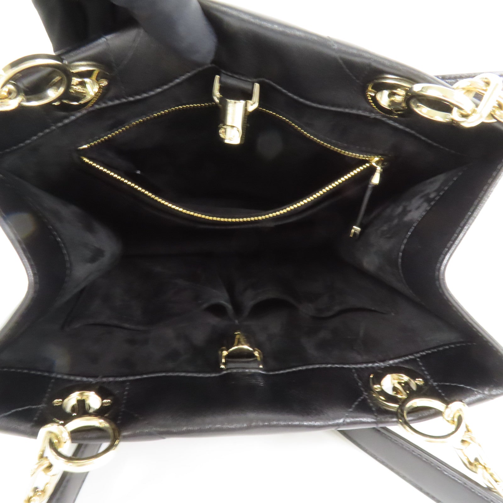 Dior 羊皮皮革Essential Tote Small金扣肩背袋