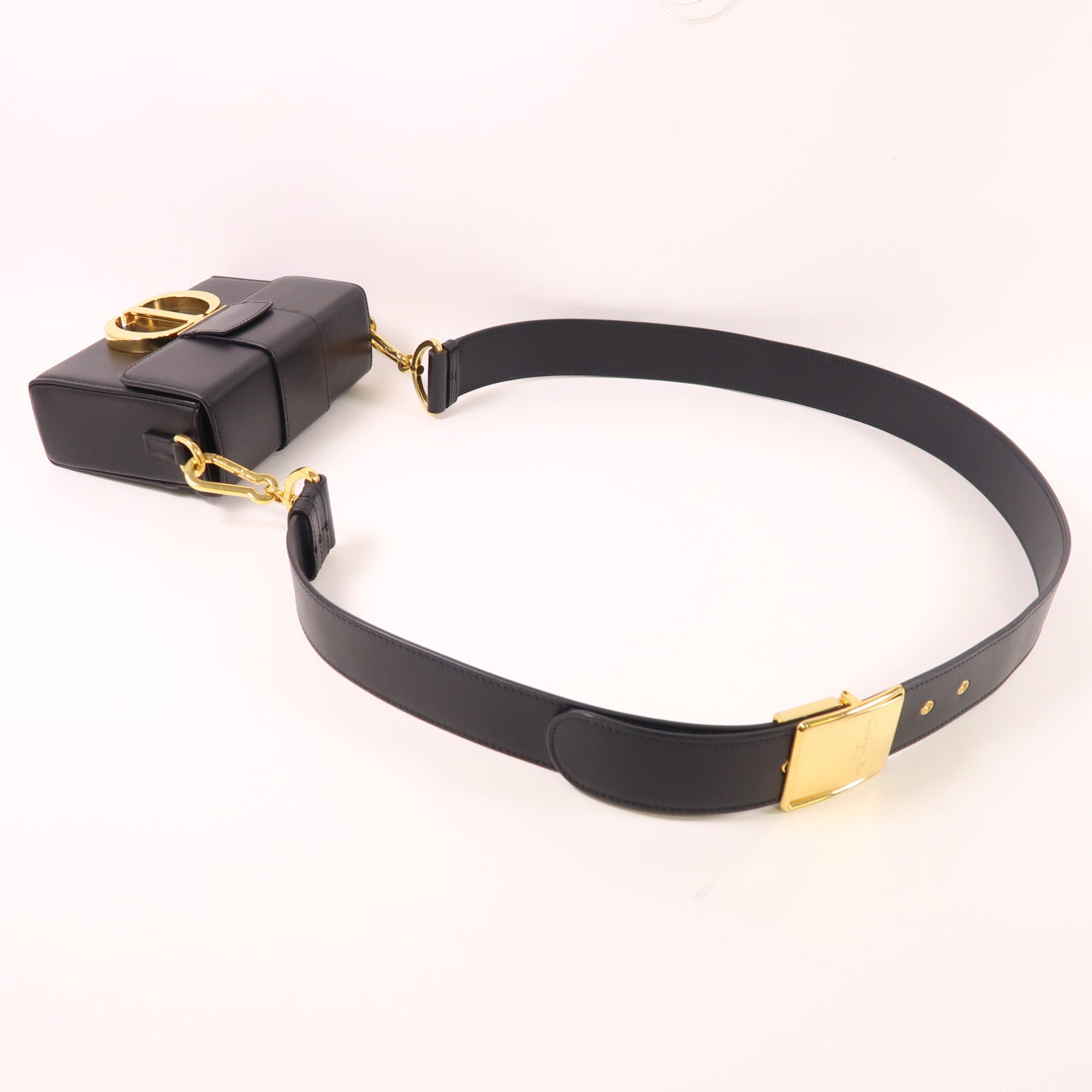 Dior 牛皮皮革30 Montaigne金扣肩背袋