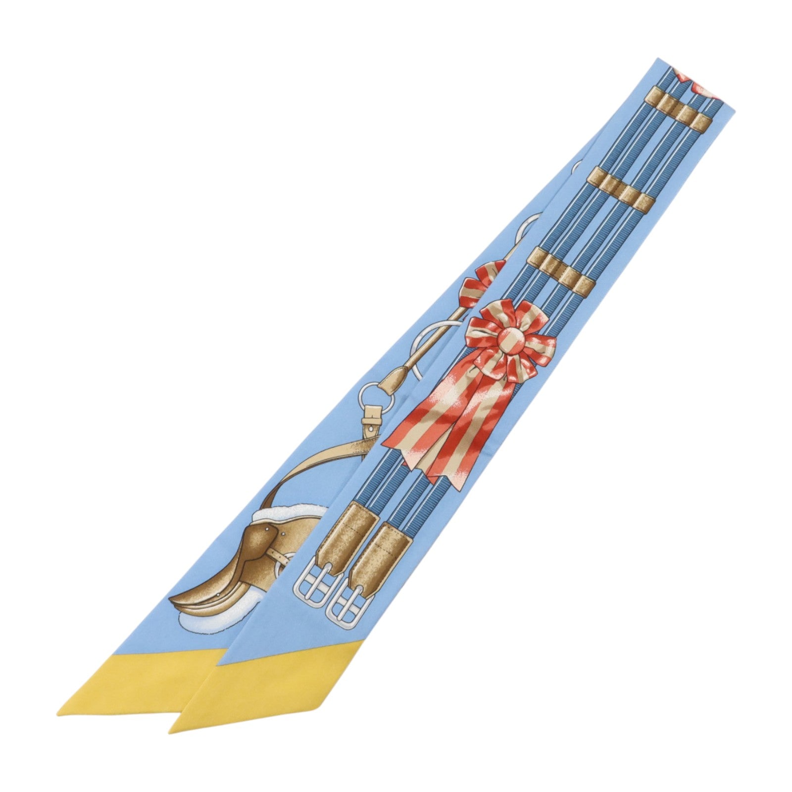 HERMES 絲質Twilly絲巾