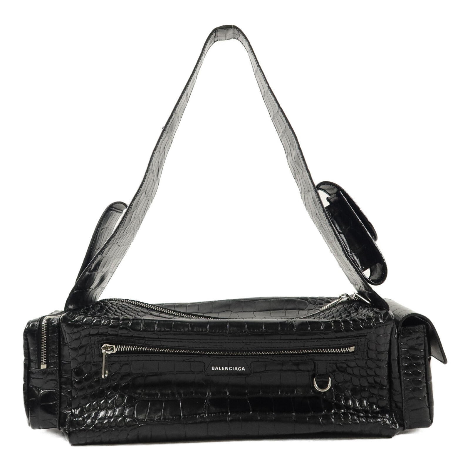 BALENCIAGA 牛皮皮革SuperBusy Sling Bag肩背袋