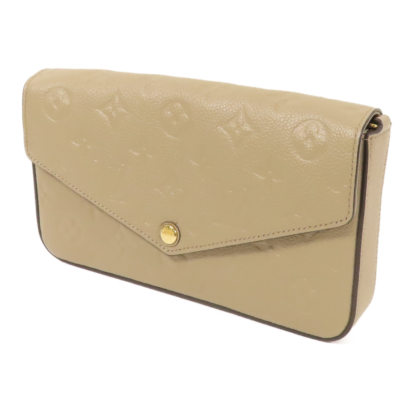 LOUIS VUITTON Monogram Empreinte Pochette Felicie金扣肩背袋