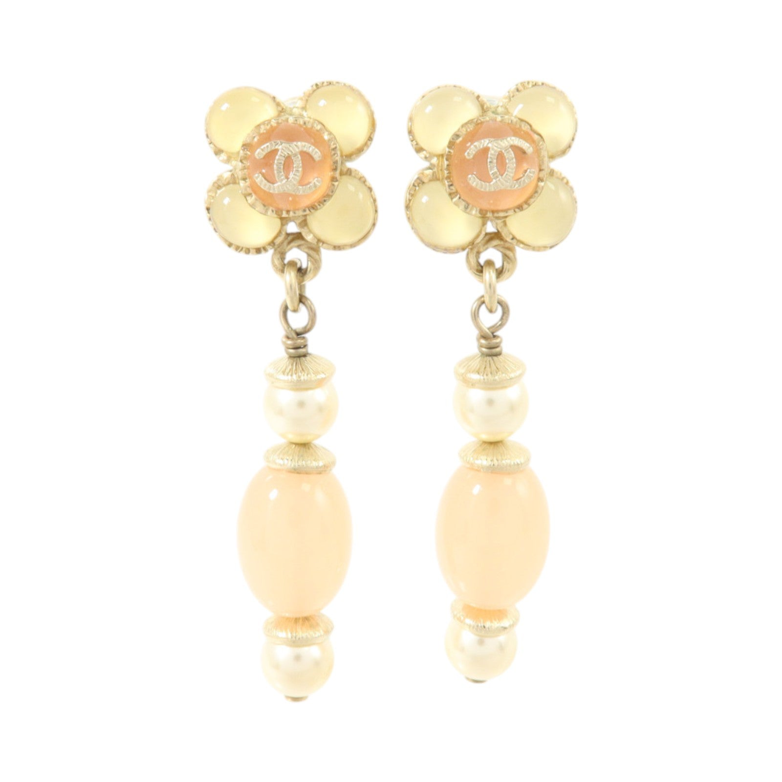 CHANEL 金屬/PVC Earrings耳環