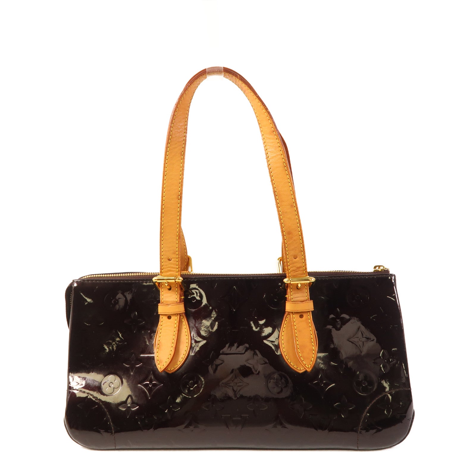 LOUIS VUITTON Vernis Rosewood Avenue金扣手挽袋