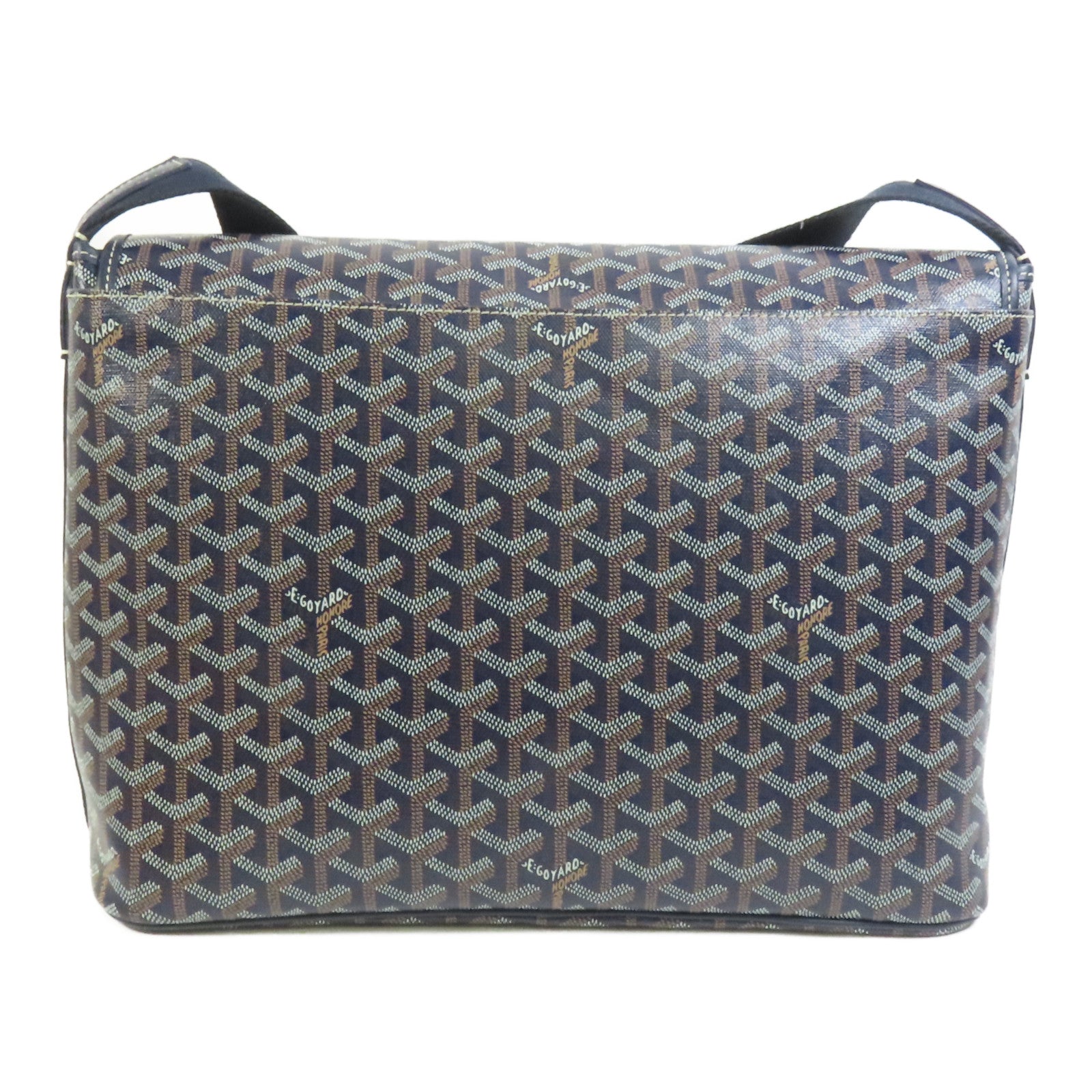 GOYARD 塗層帆布Capetien MM Messenger銀扣肩背袋
