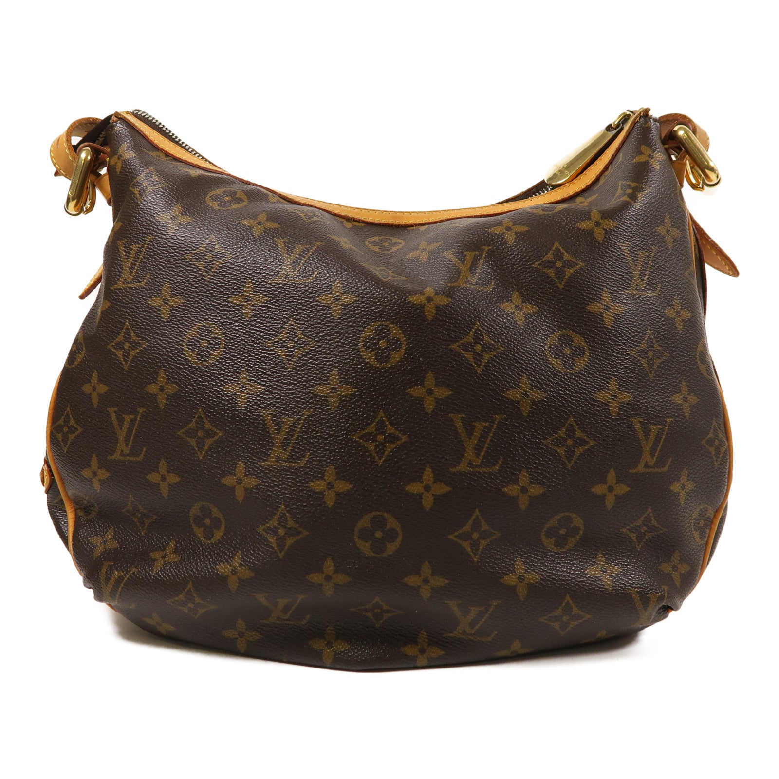 LOUIS VUITTON LV GHW Tulum GM Shoulder Bag M40075 Monogram Brown