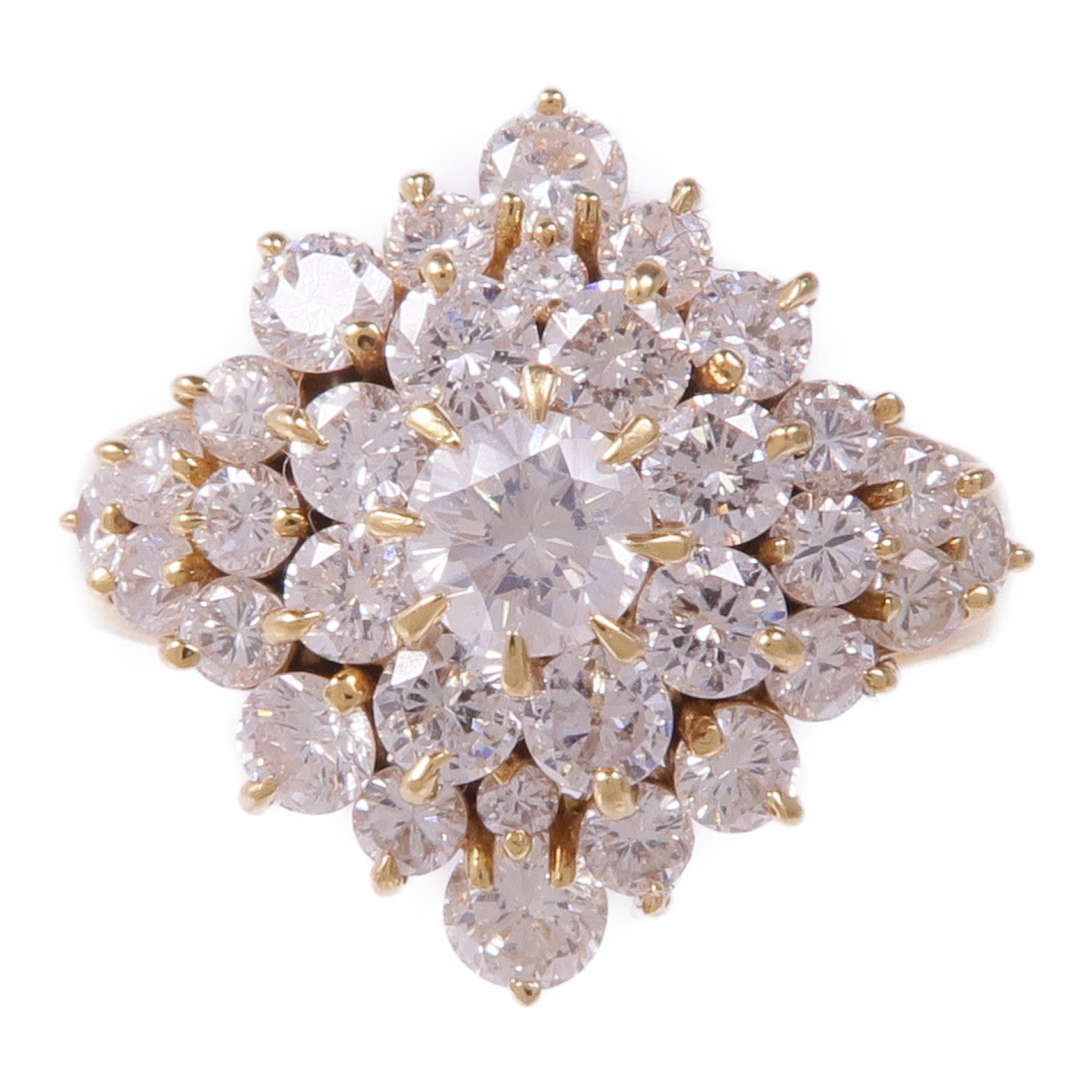 JEWELRY 18K黃金Diamond Ring鑽石戒指US#8