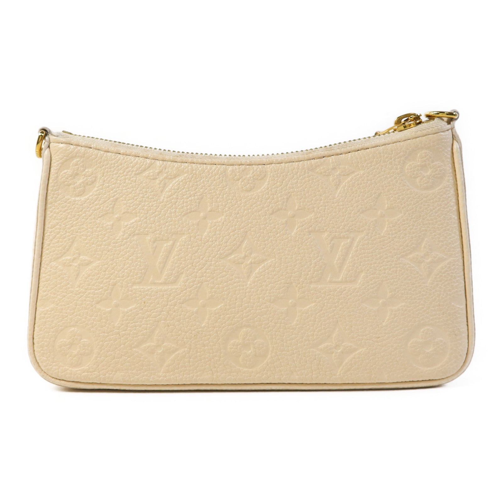 LOUIS VUITTON Monogram Empreinte Easy Pouch On Strap金扣手挽肩背兩用袋