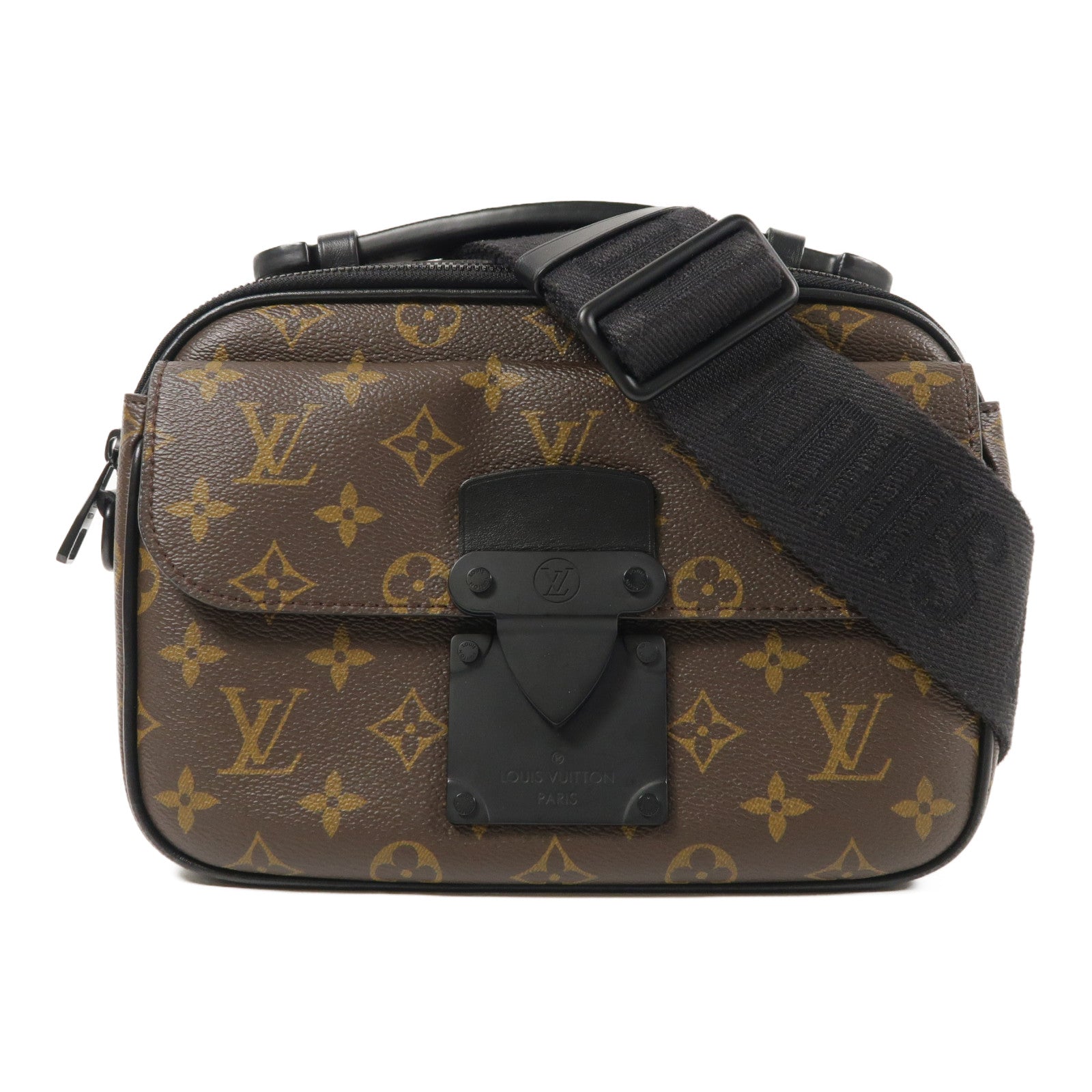 LOUIS VUITTON 【激減優惠】Monogram S Lock Messenger手挽肩背兩用袋