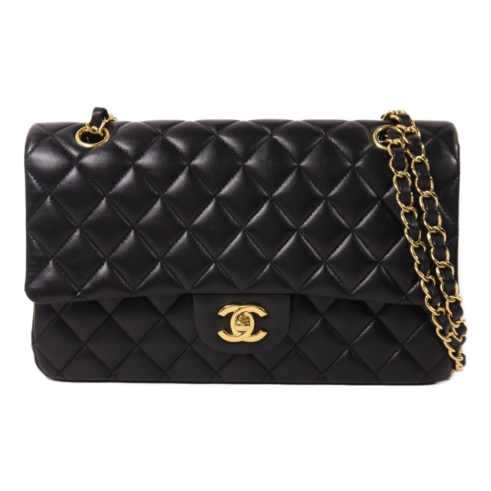 CHANEL 羊皮皮革Classic 25鏈帶肩背袋