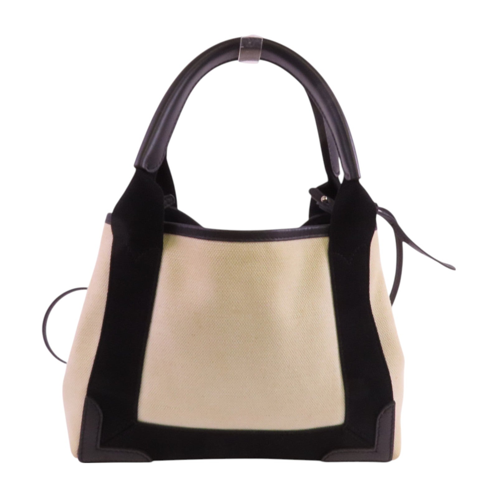 BALENCIAGA 【激減優惠】帆布Navy Cabas XS銀扣手挽肩背兩用袋