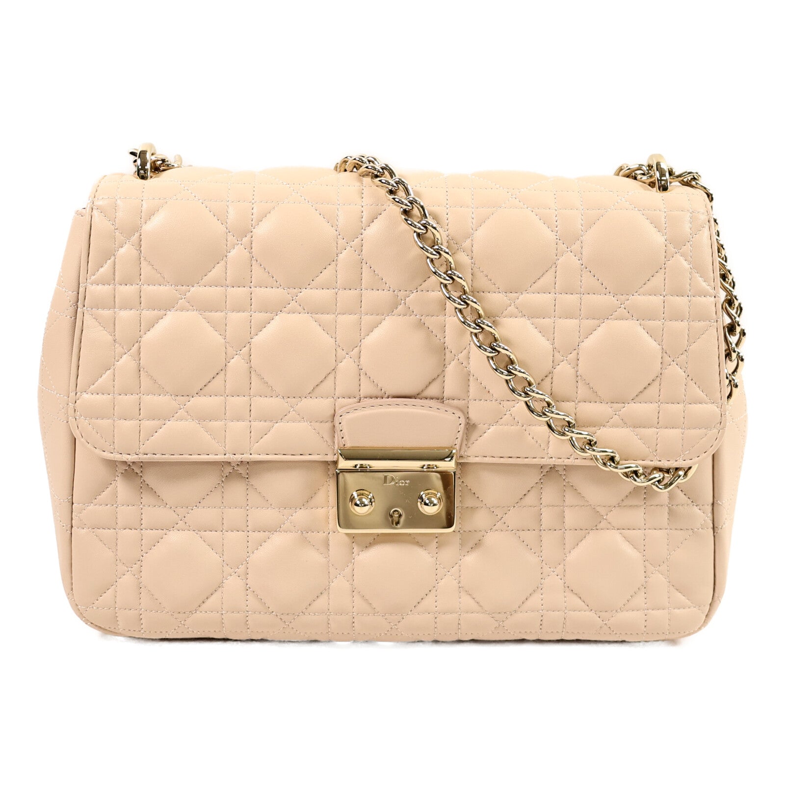 Dior 羊皮皮革Miss Dior Medium Flap Bag鏈帶肩背袋