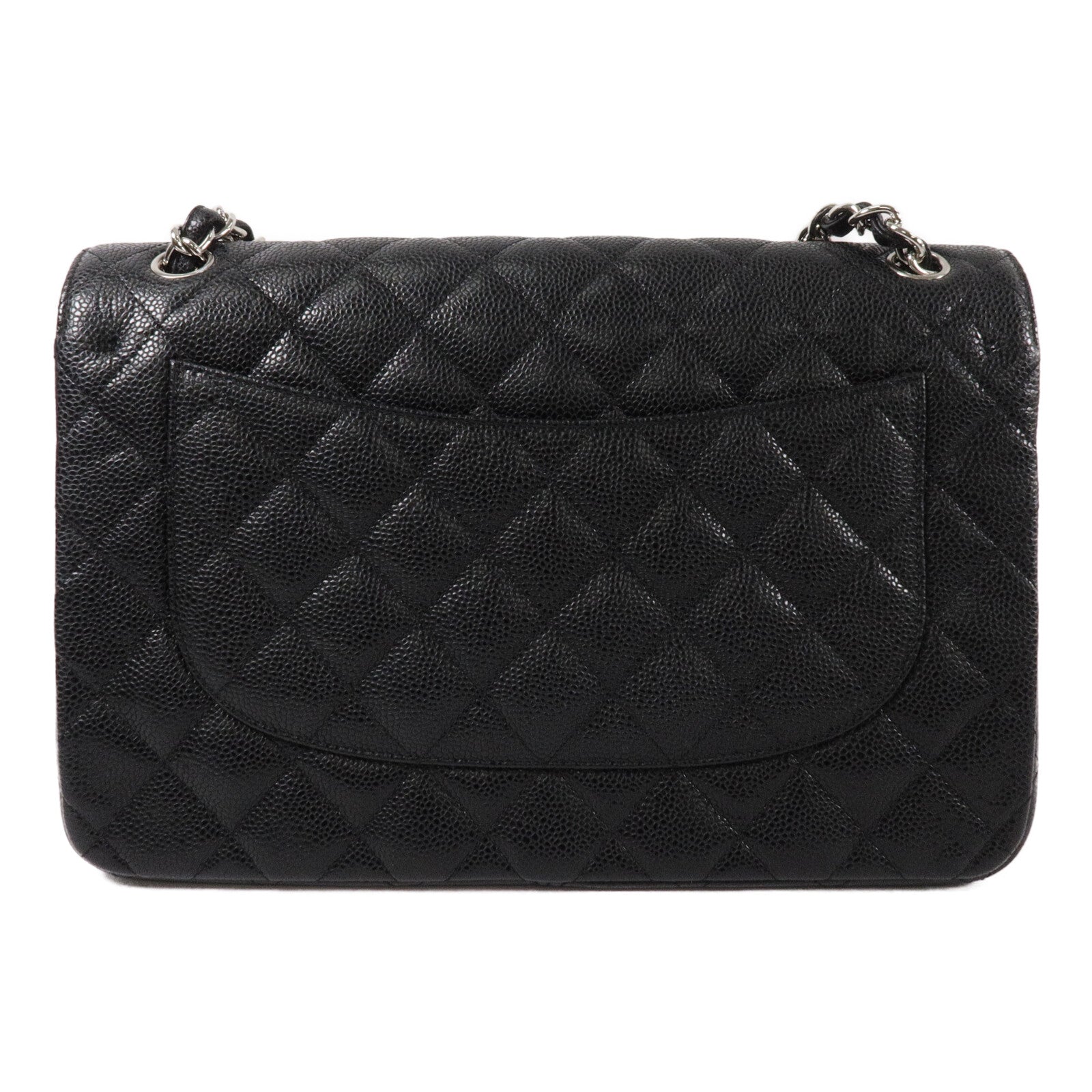 CHANEL 牛皮皮革Large Classic鏈帶肩背袋