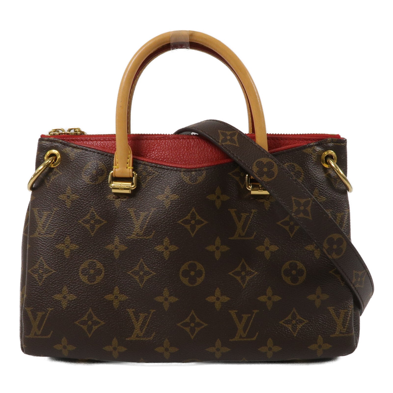 LOUIS VUITTON Monogram Pallas BB手挽肩背兩用袋