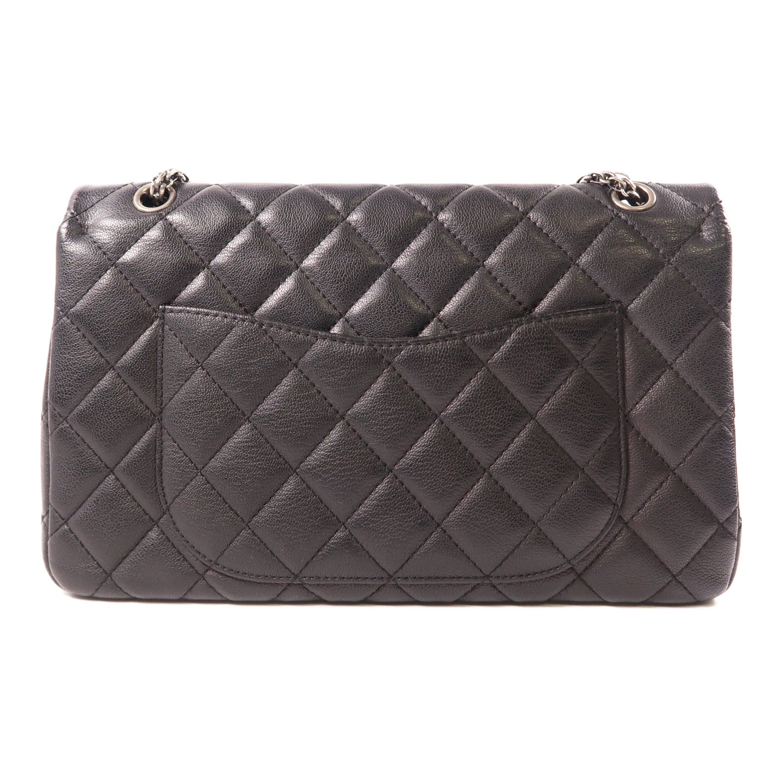 CHANEL 【激減優惠】牛皮皮革2.55銀扣肩背袋