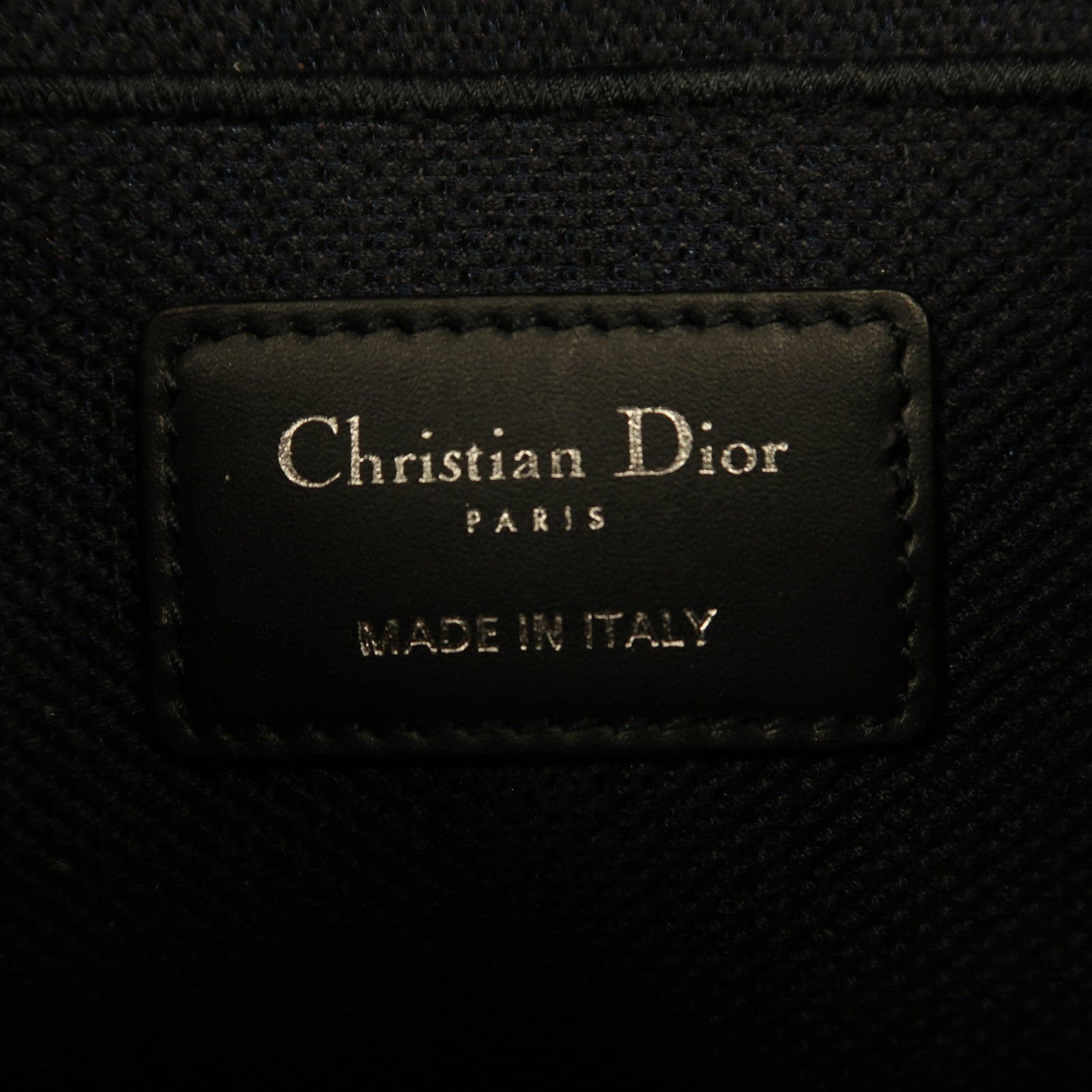 Dior Oblique帆布Travel Vanlty small銀扣手挽肩背兩用袋藍色