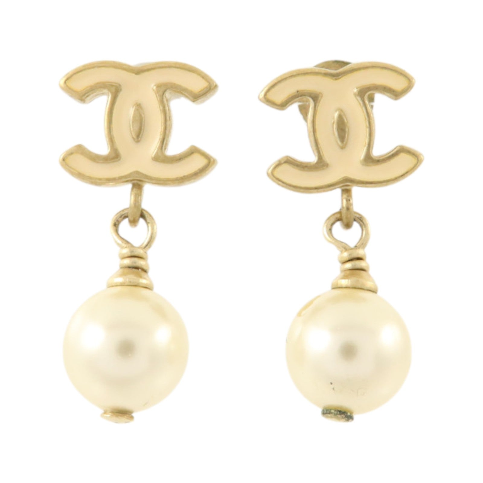 CHANEL 金屬/PVC Earrings耳環