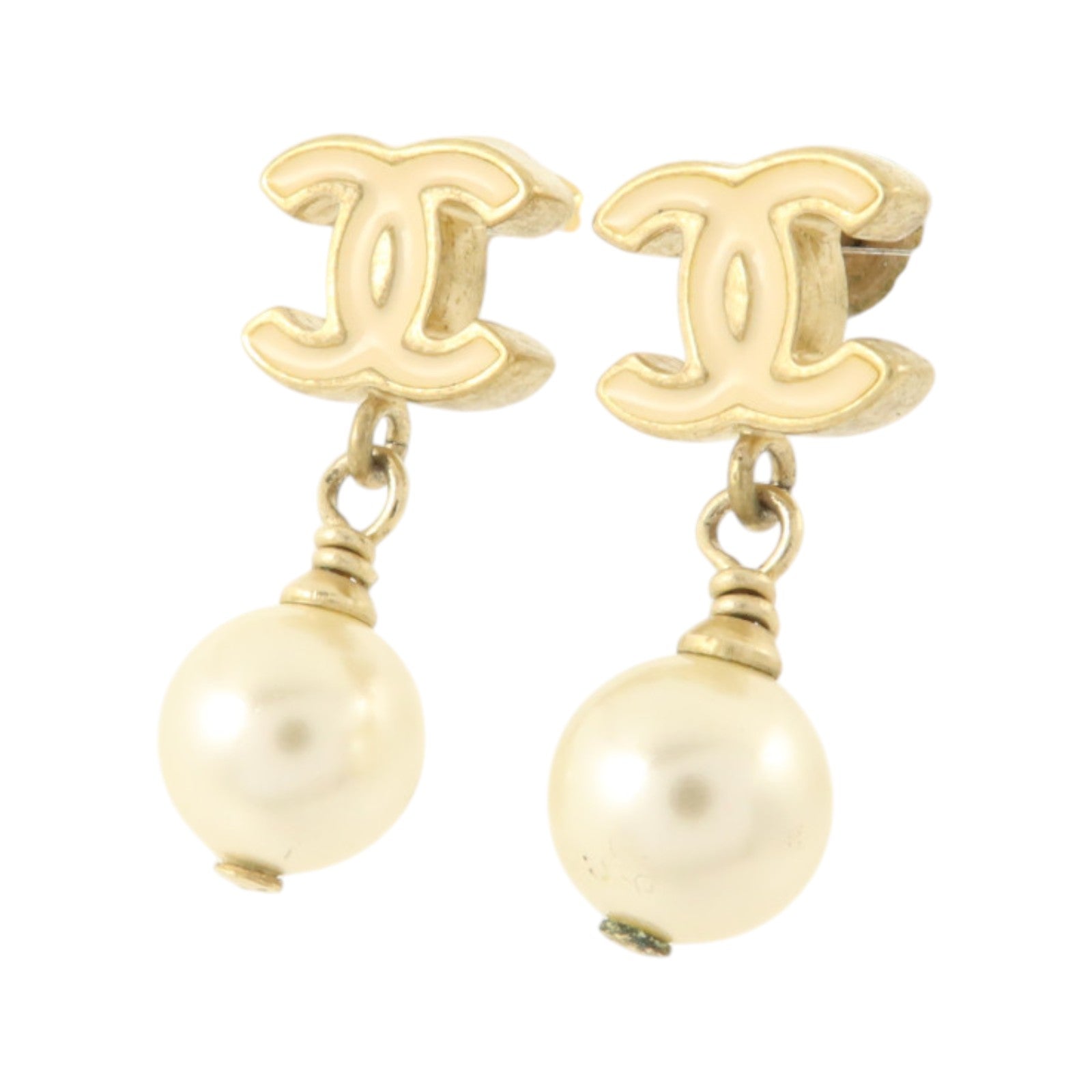 CHANEL 金屬/PVC Earrings耳環