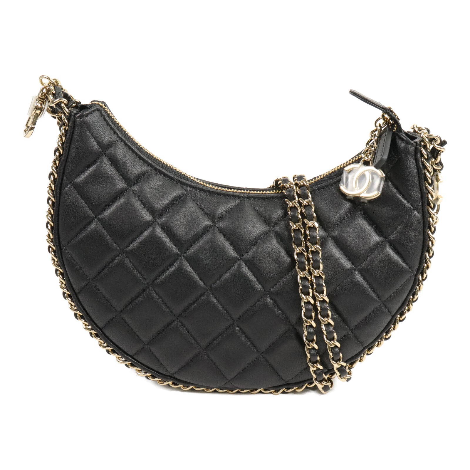 CHANEL 羊皮皮革Small Hobo Bag肩背袋
