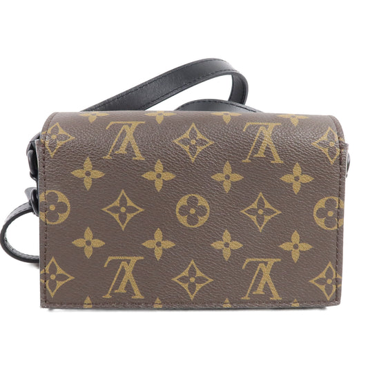 LOUIS VUITTON Monogram Macassar Steamer Wearable Wallet肩背袋