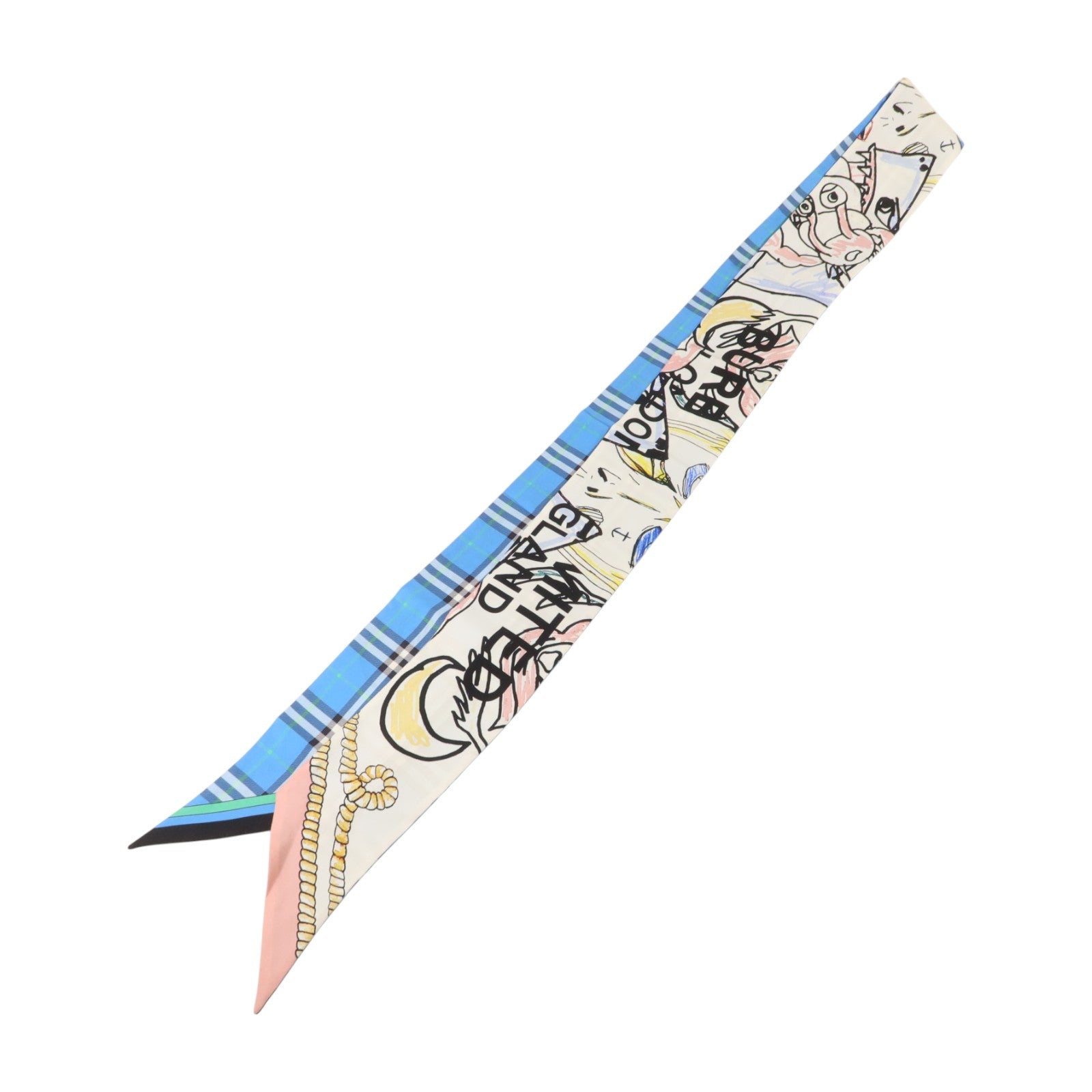 BURBERRY 絲質Bandana Scarf絲巾