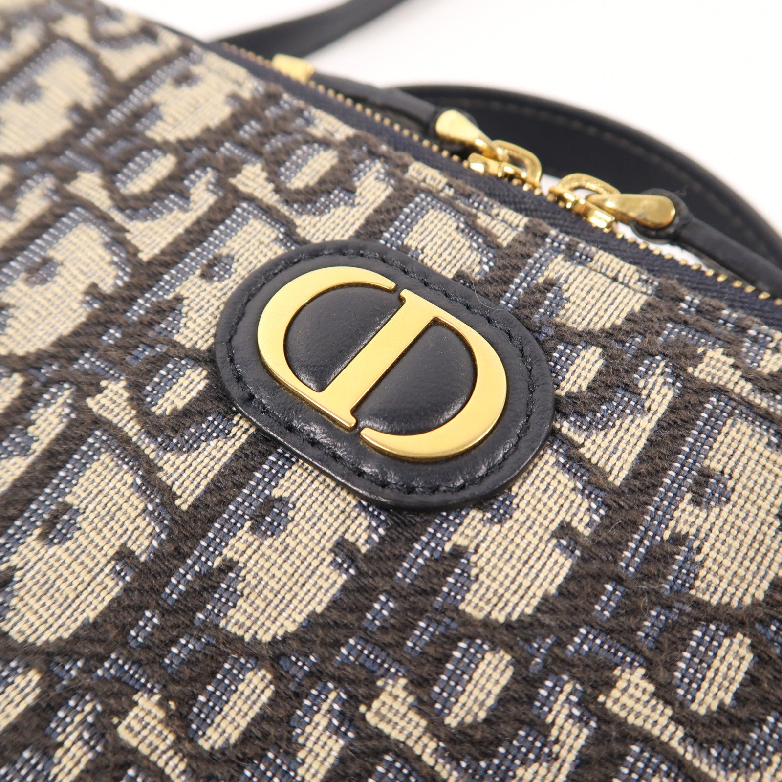 Dior 帆布30 Montaigne金扣手挽肩背兩用袋