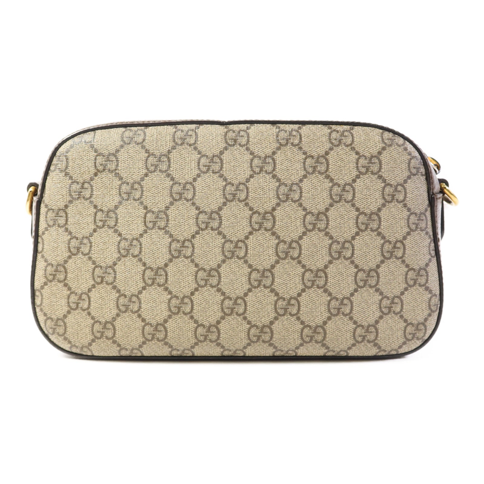 GUCCI 塗層帆布GG Supreme Messenger金扣肩背袋