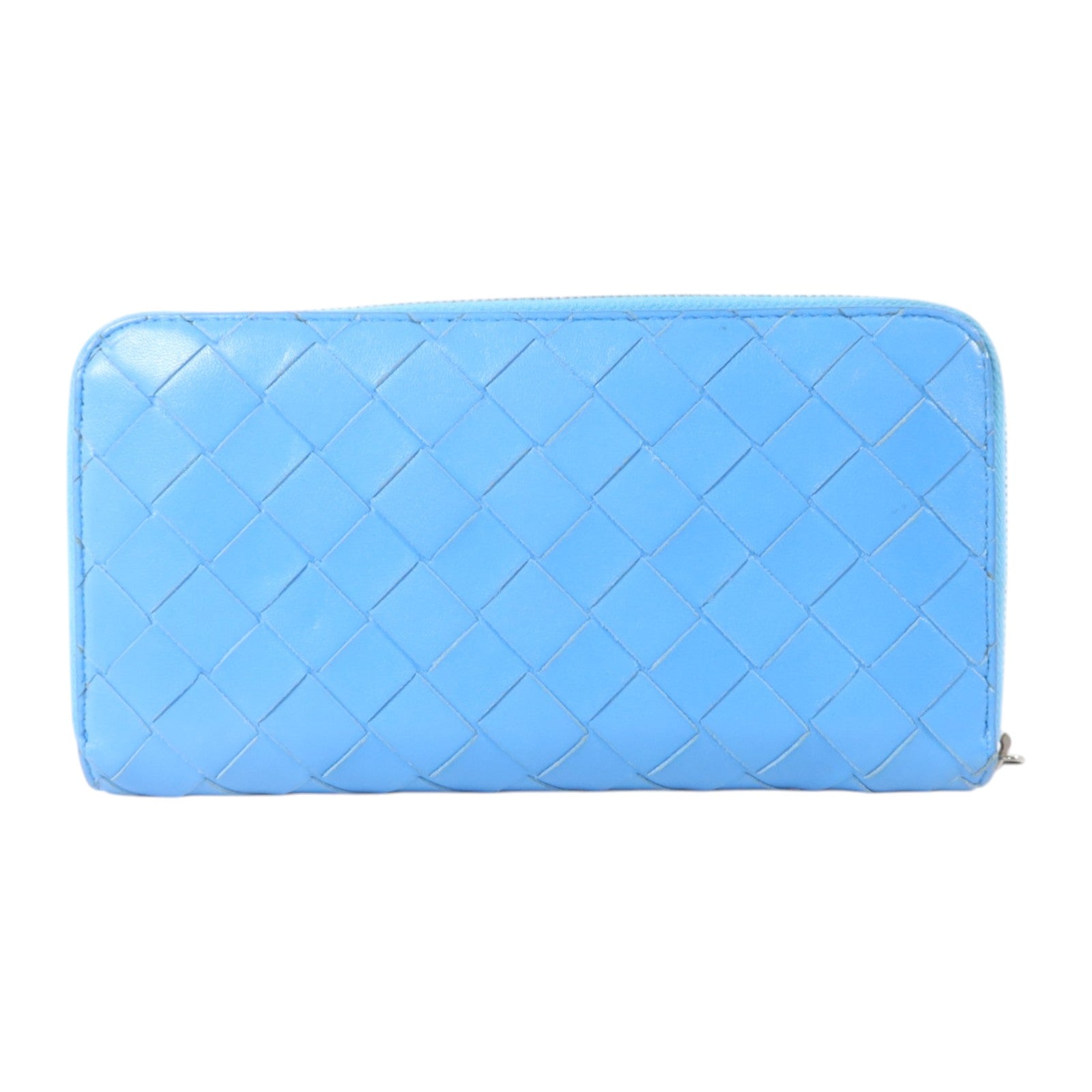 BOTTEGA VENETA 羊皮皮革Long Wallet銀扣長錢包