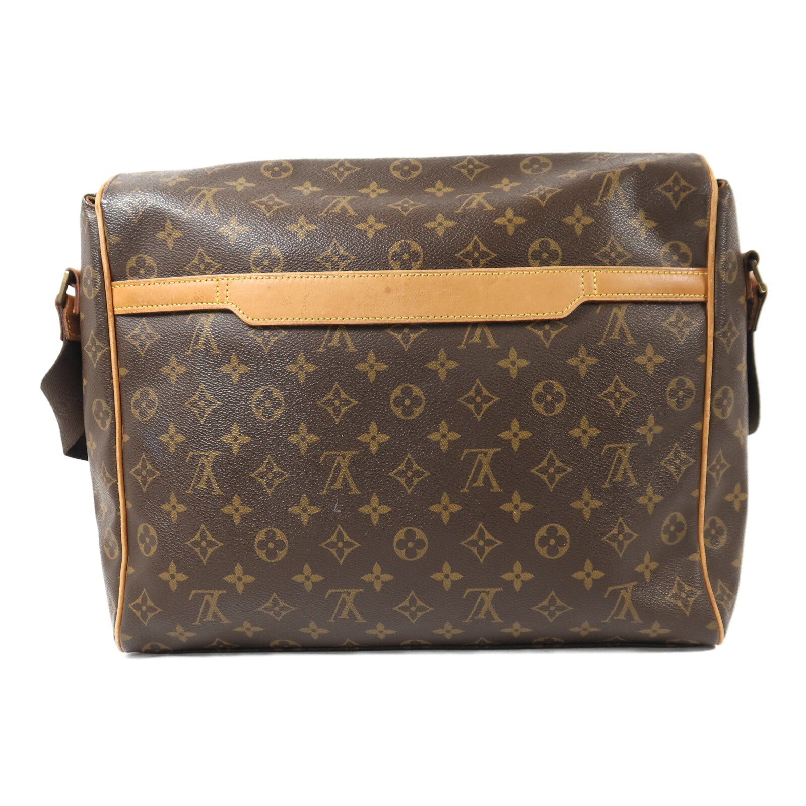 LOUIS VUITTON Monogram Abbesses金扣肩背袋棕色