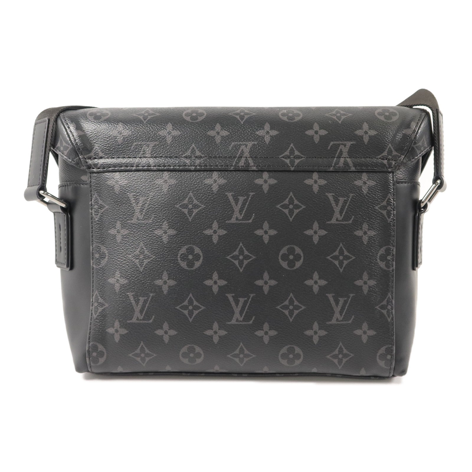 LOUIS VUITTON Monogram Eclipse Messenger PM Voyager肩背袋
