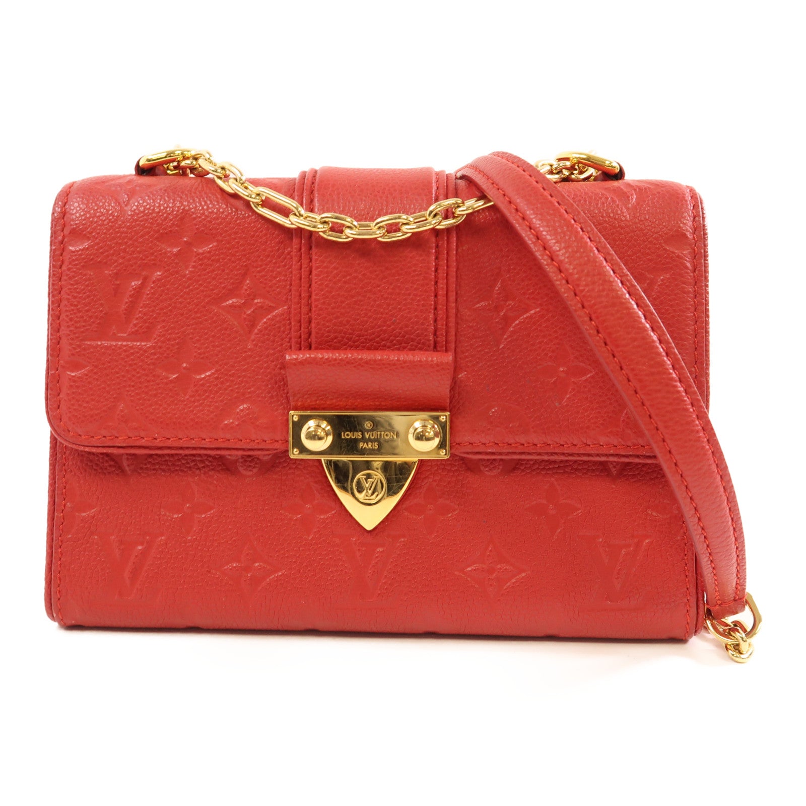 LOUIS VUITTON 【激減優惠】Monogram Empreinte Saint Sulpice PM金扣肩背袋