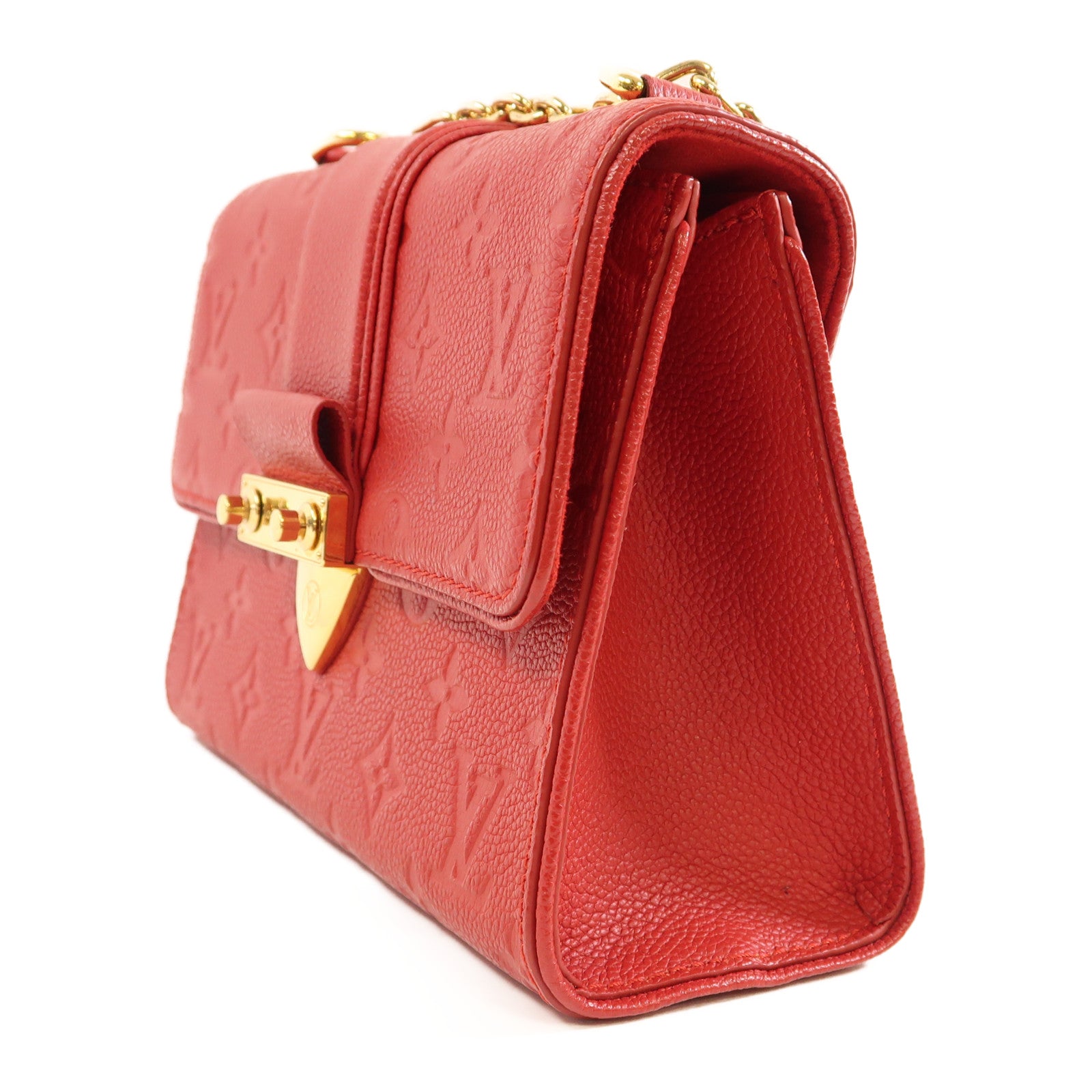 LOUIS VUITTON Monogram Empreinte Saint Sulpice PM金扣肩背袋