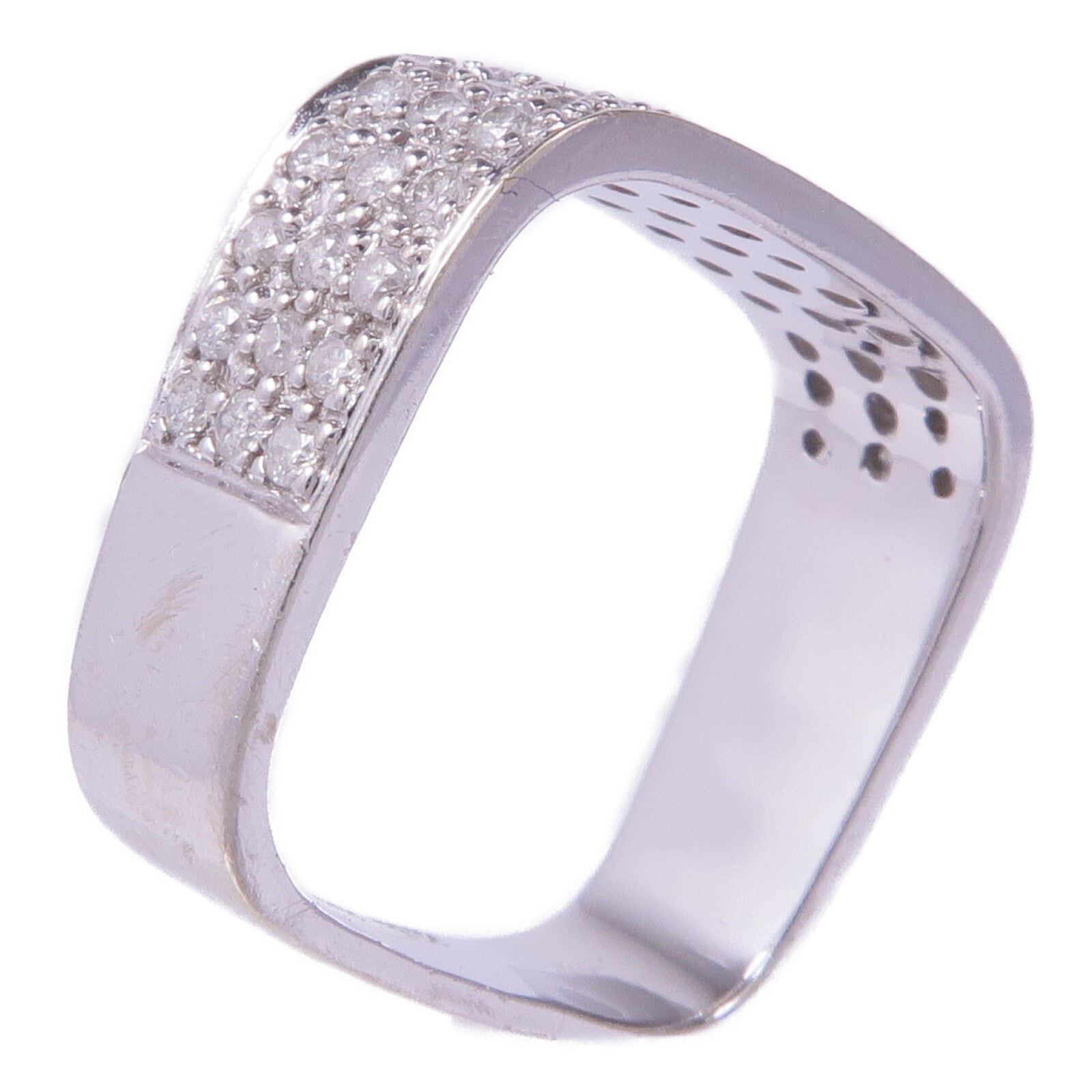 JEWELRY 14K白金Diamond Ring鑽石戒指US#3.25