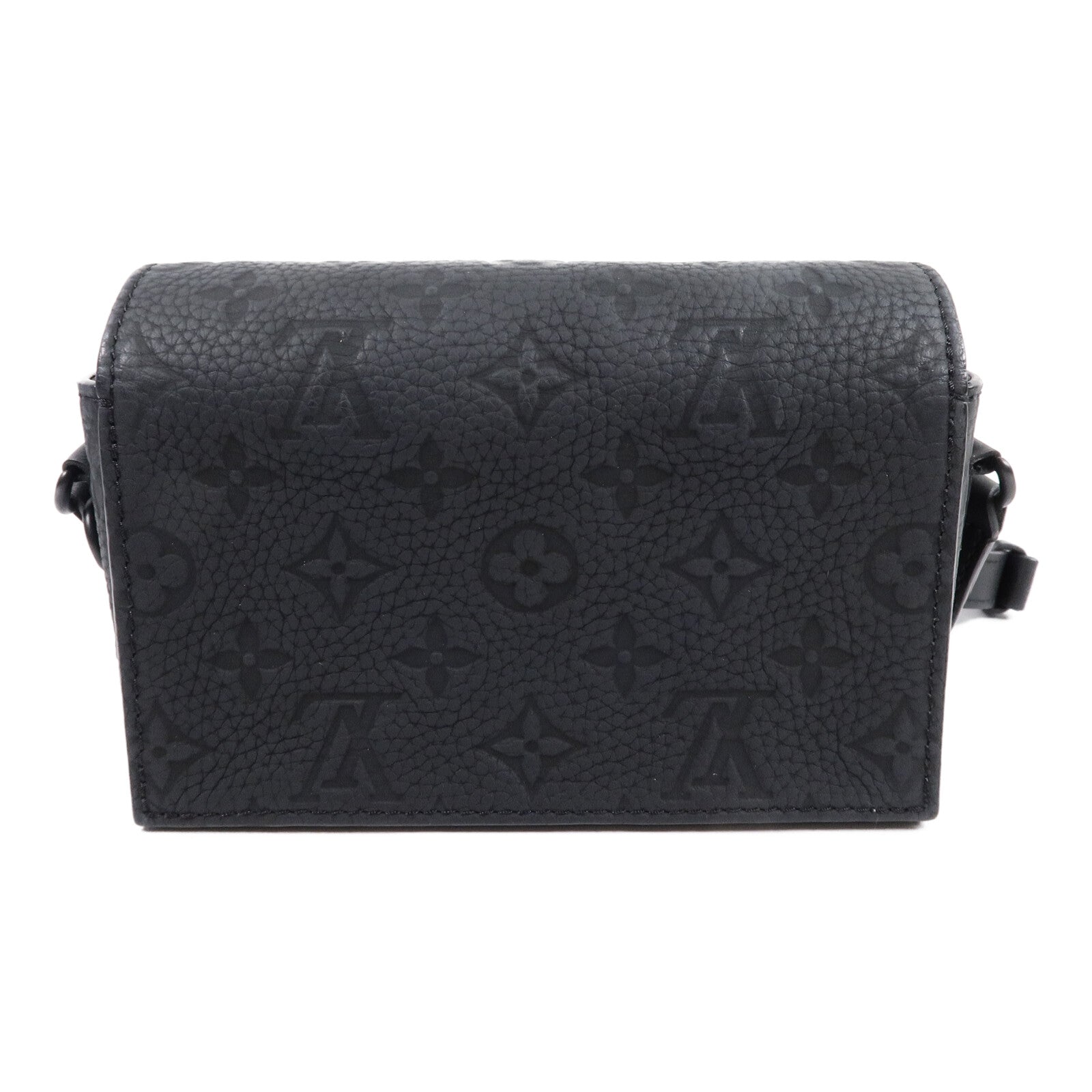LOUIS VUITTON Monogram Taurillon Steamer Wearable Wallet扣肩背袋
