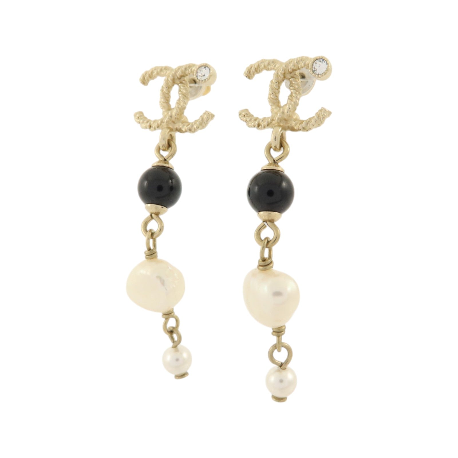 CHANEL 金屬/PVC Earrings耳環