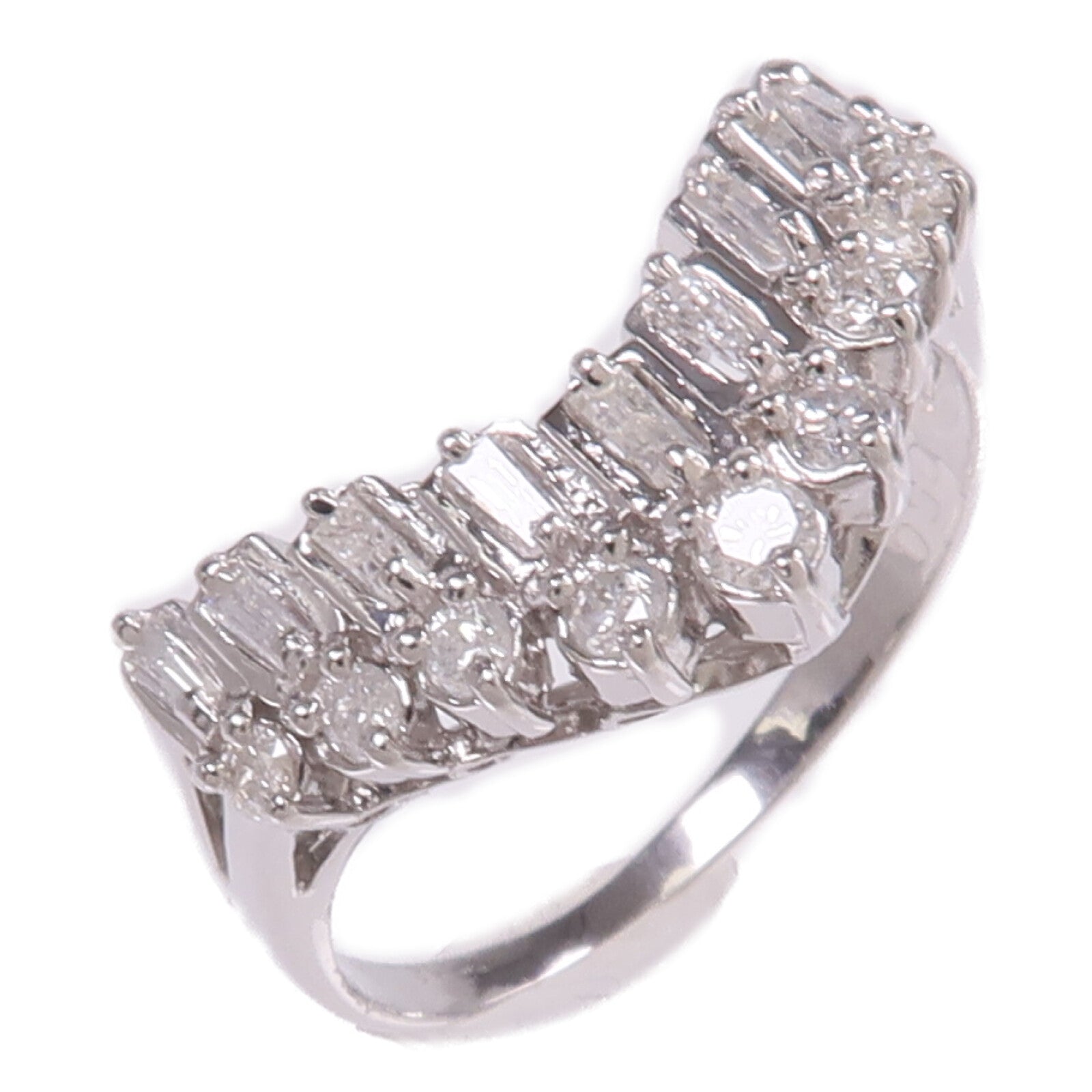 JEWELRY PT900鉑金Diamond Ring鑽石戒指US#6.5