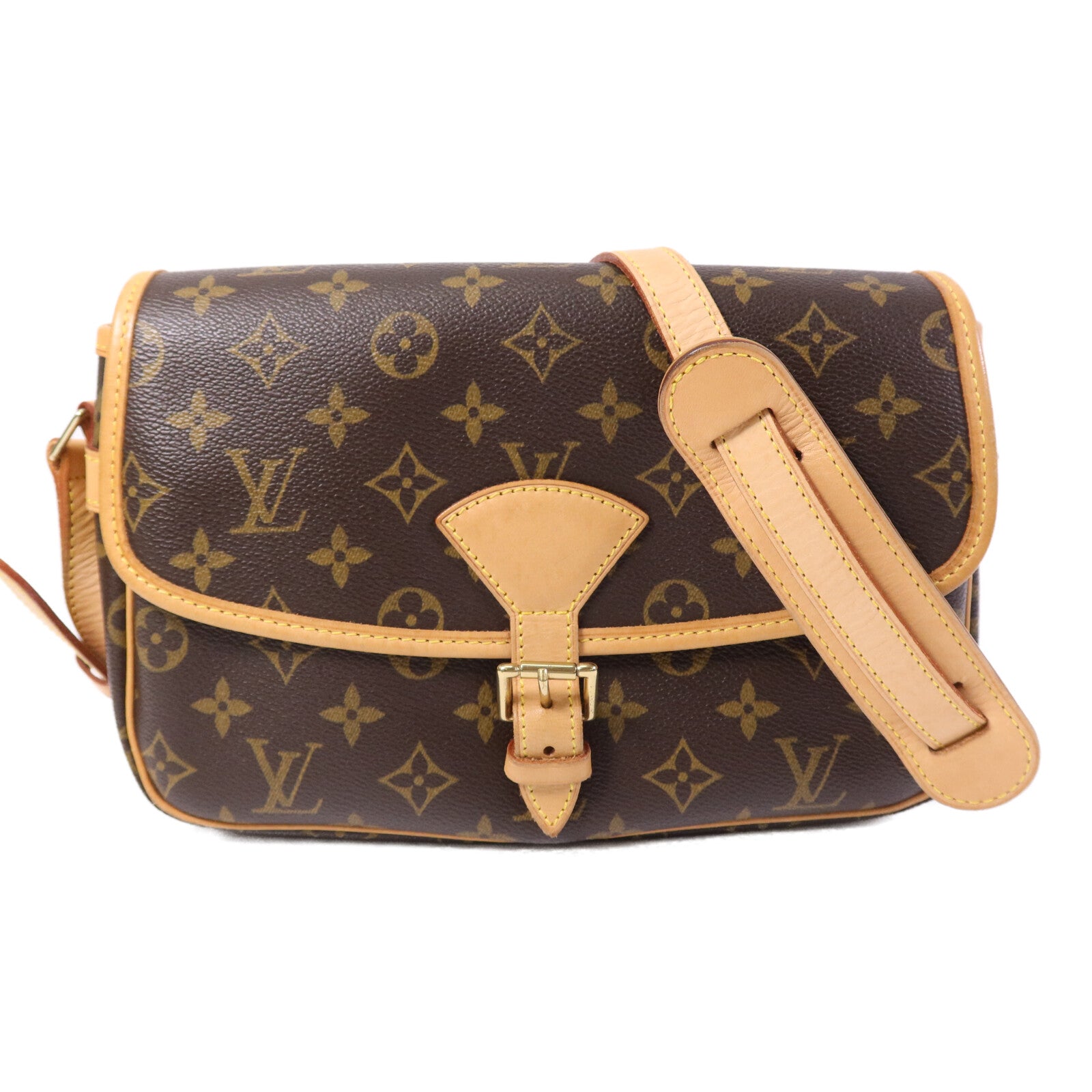 LOUIS VUITTON Monogram Sologne金扣肩背袋
