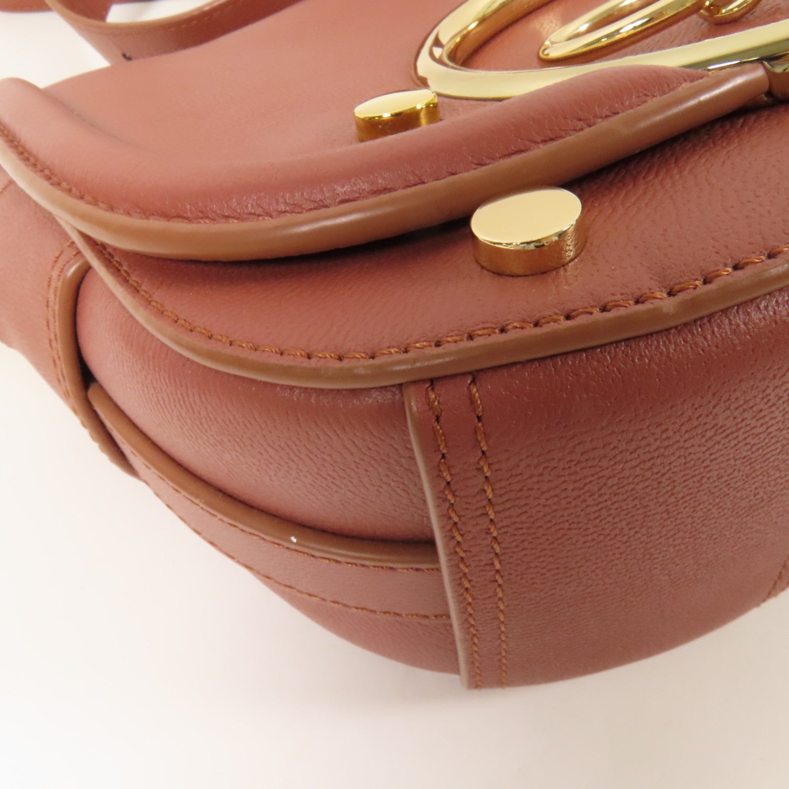 SEE BY CHLOE 牛皮皮革Shoulder Bag金扣肩背袋