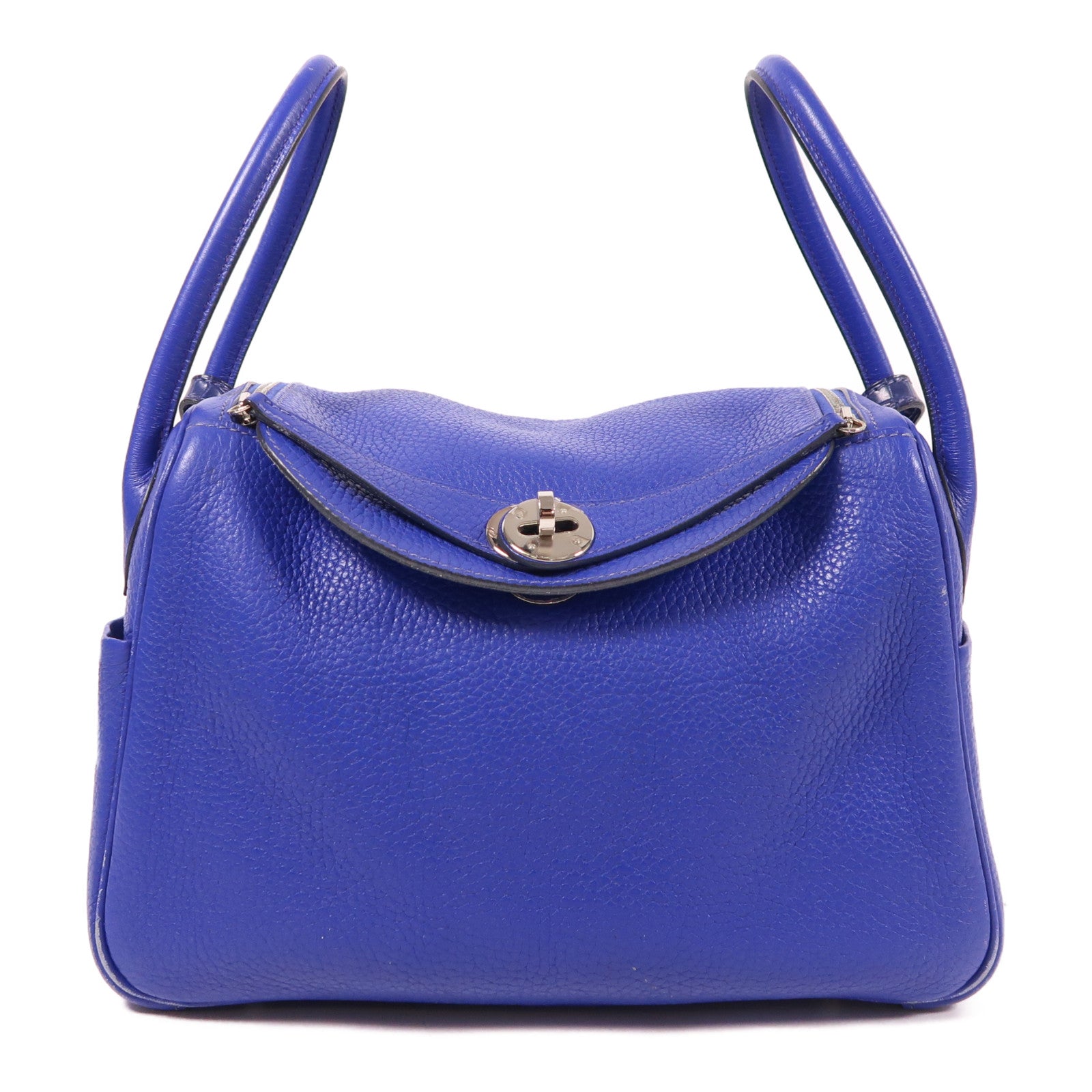 HERMES 【激減優惠】Clemence皮革/鱷魚皮革Niloticus Lindy 26肩背袋