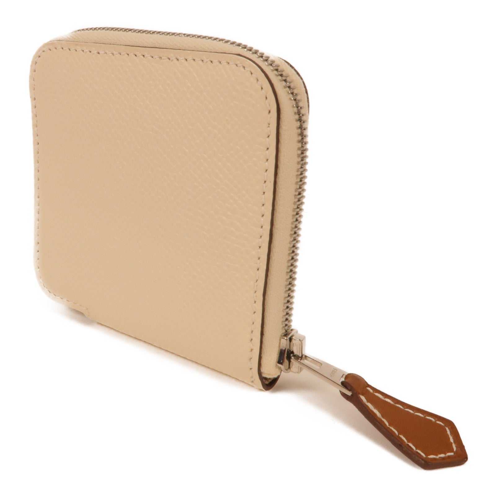 HERMES Epsom皮革Silk In P. Monnaie零錢包Nata