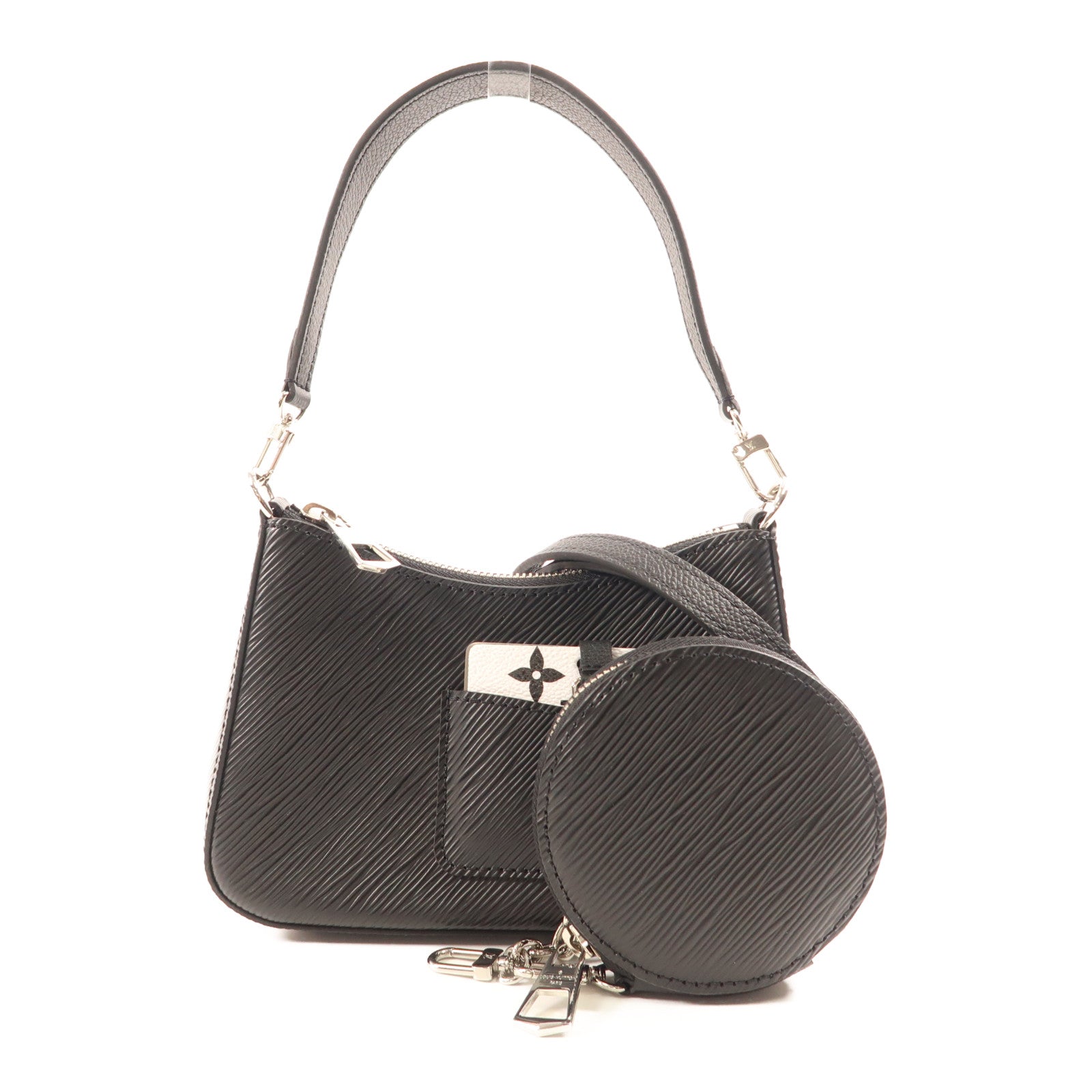LOUIS VUITTON Epi Marellini銀扣手挽肩背兩用袋