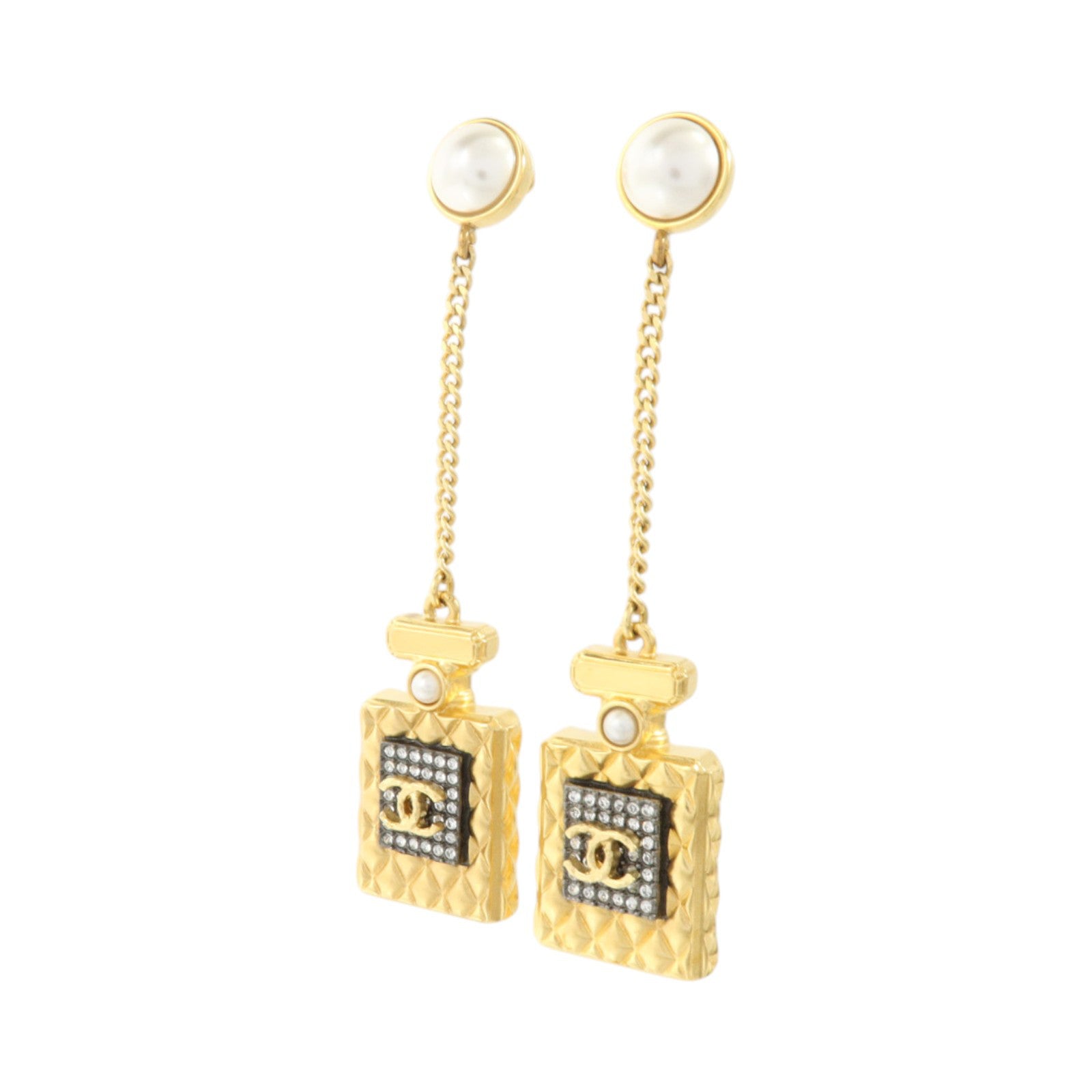 CHANEL 金屬/PVC Earrings耳環
