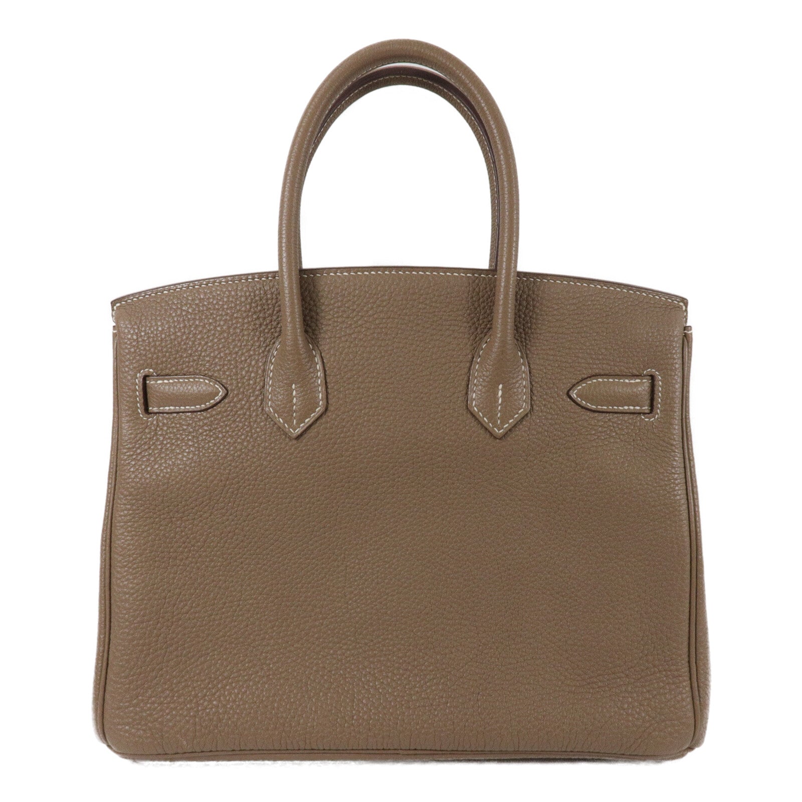 HERMES Togo皮革Birkin 30手挽袋Etoupe
