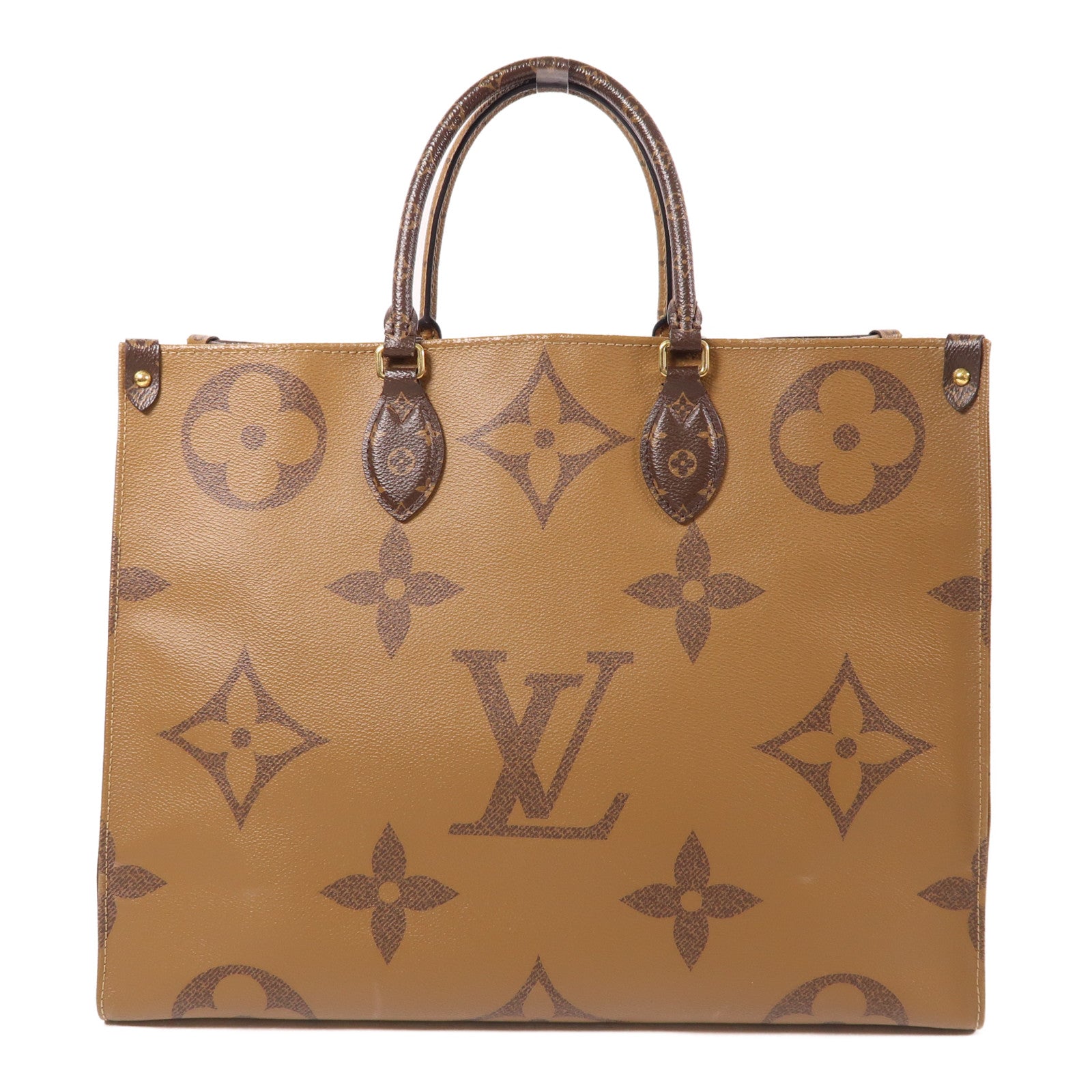 LOUIS VUITTON 【激減優惠】Monogram Giant OnTheGo GM金扣手挽肩背兩用袋