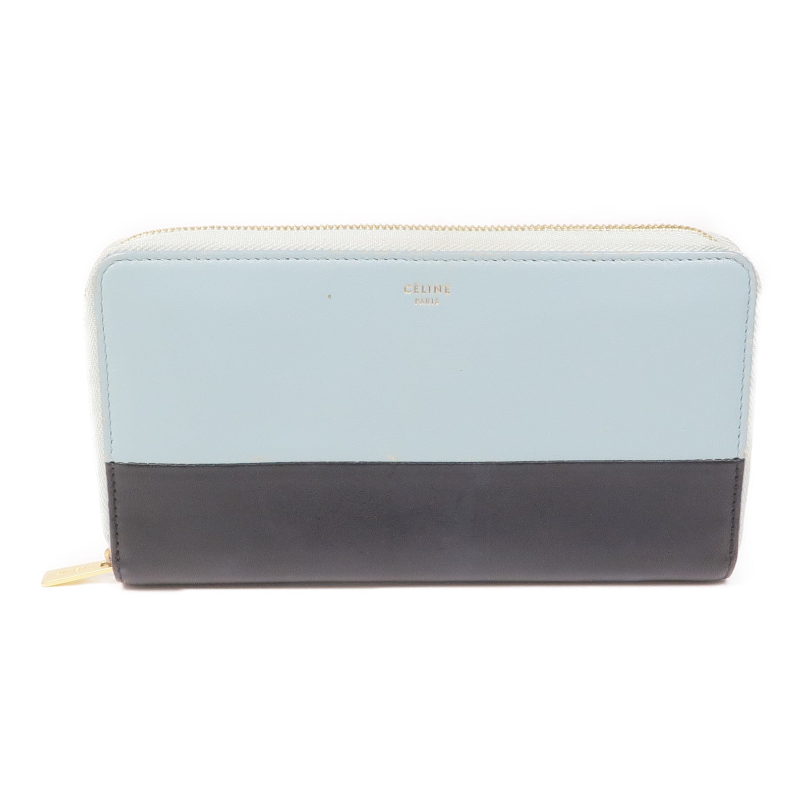 CELINE 【激減優惠】牛皮皮革Wallet金扣長錢包
