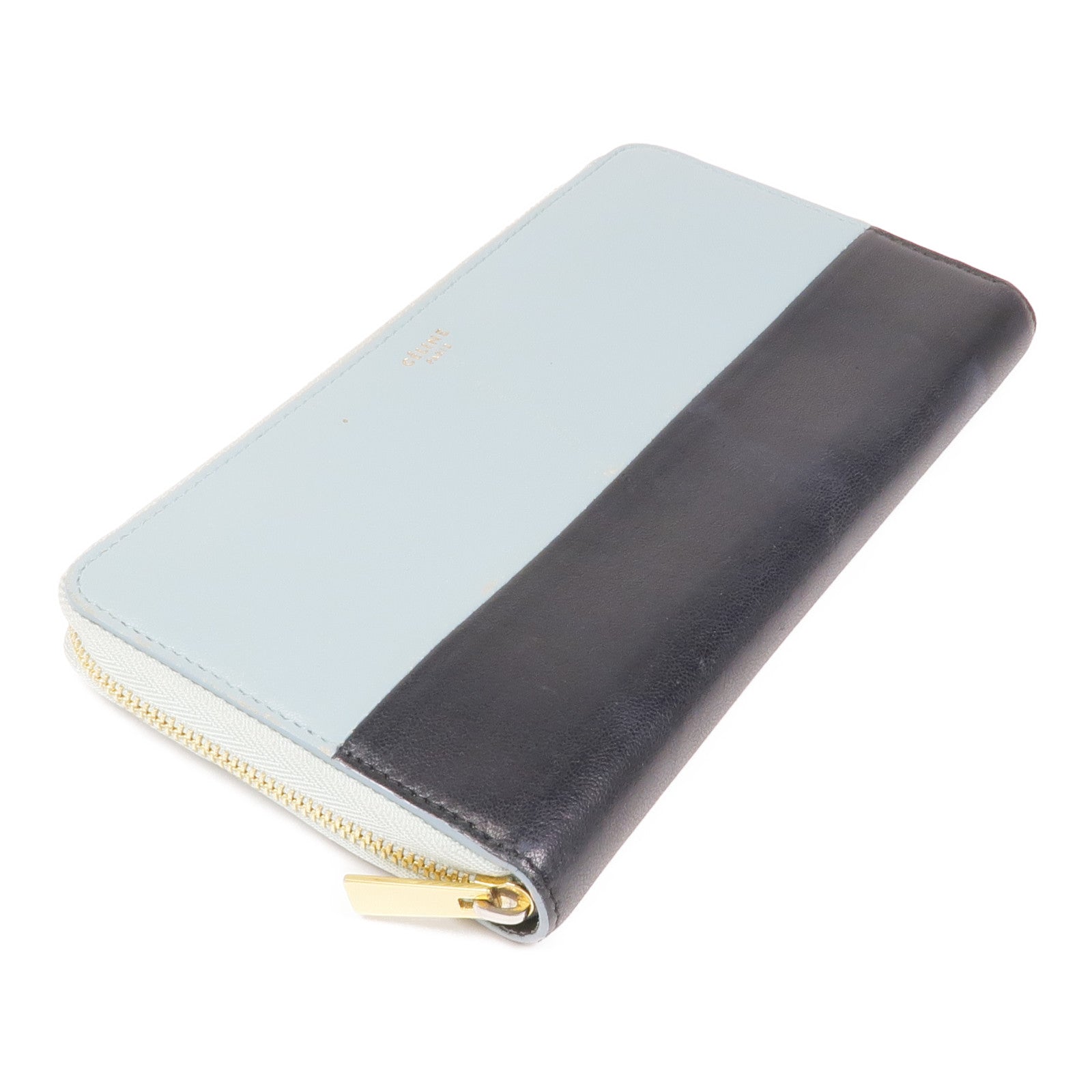 CELINE 牛皮皮革Wallet金扣長錢包